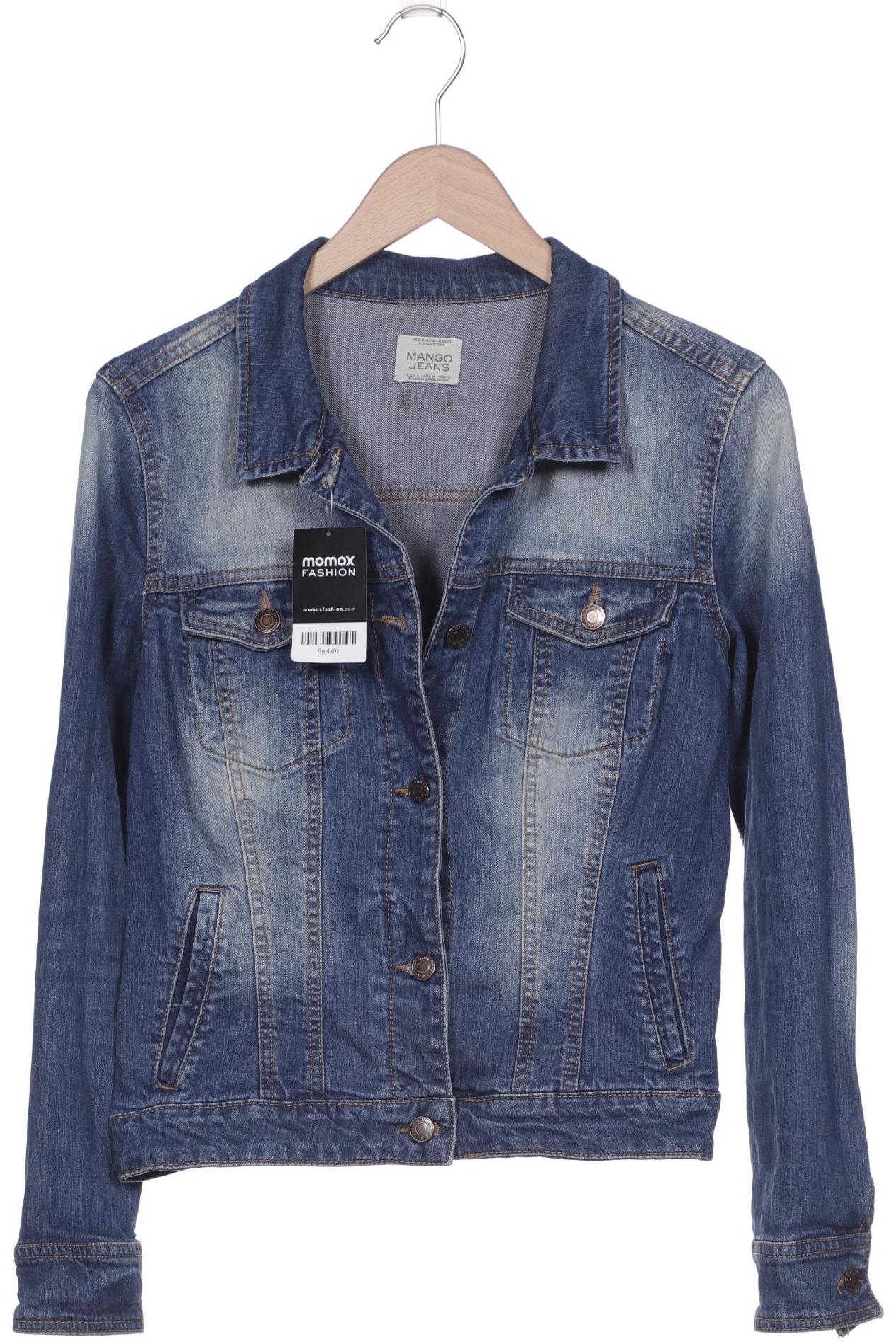 

MANGO Damen Jacke, blau