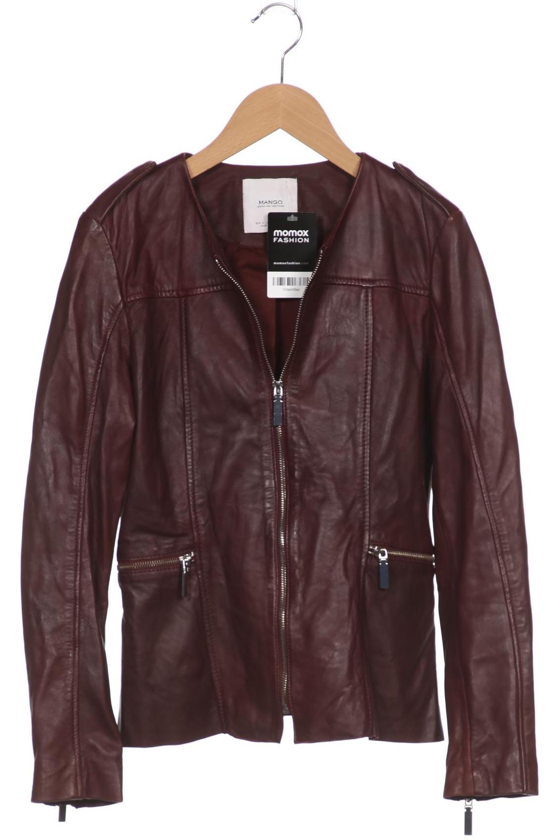 

Mango Damen Jacke, bordeaux, Gr. 36