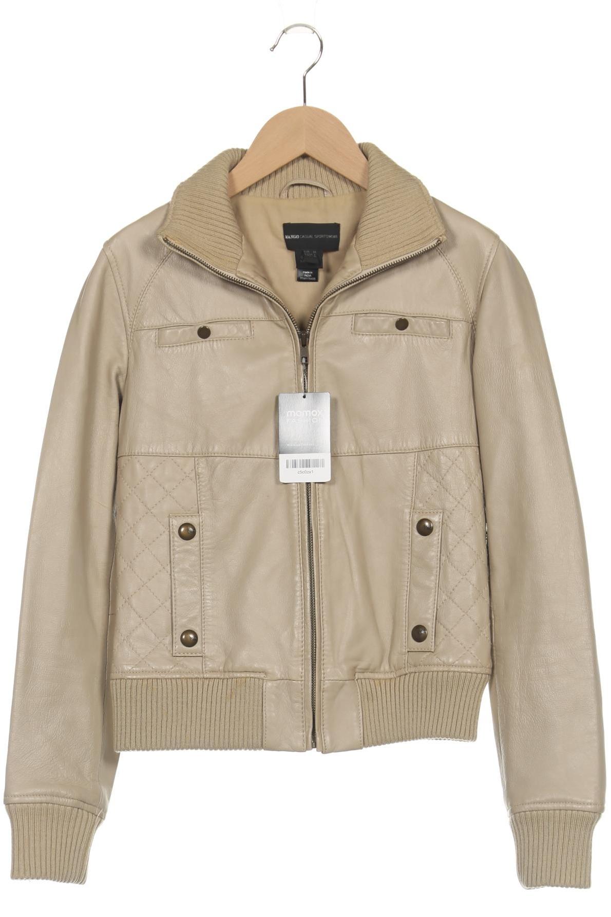 

Mango Damen Jacke, beige, Gr. 38