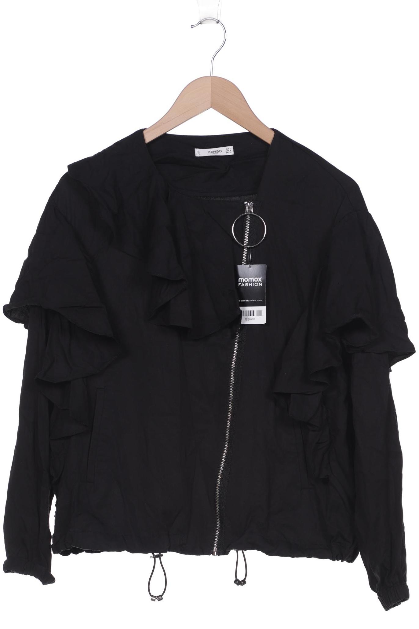 

MANGO Damen Jacke, schwarz