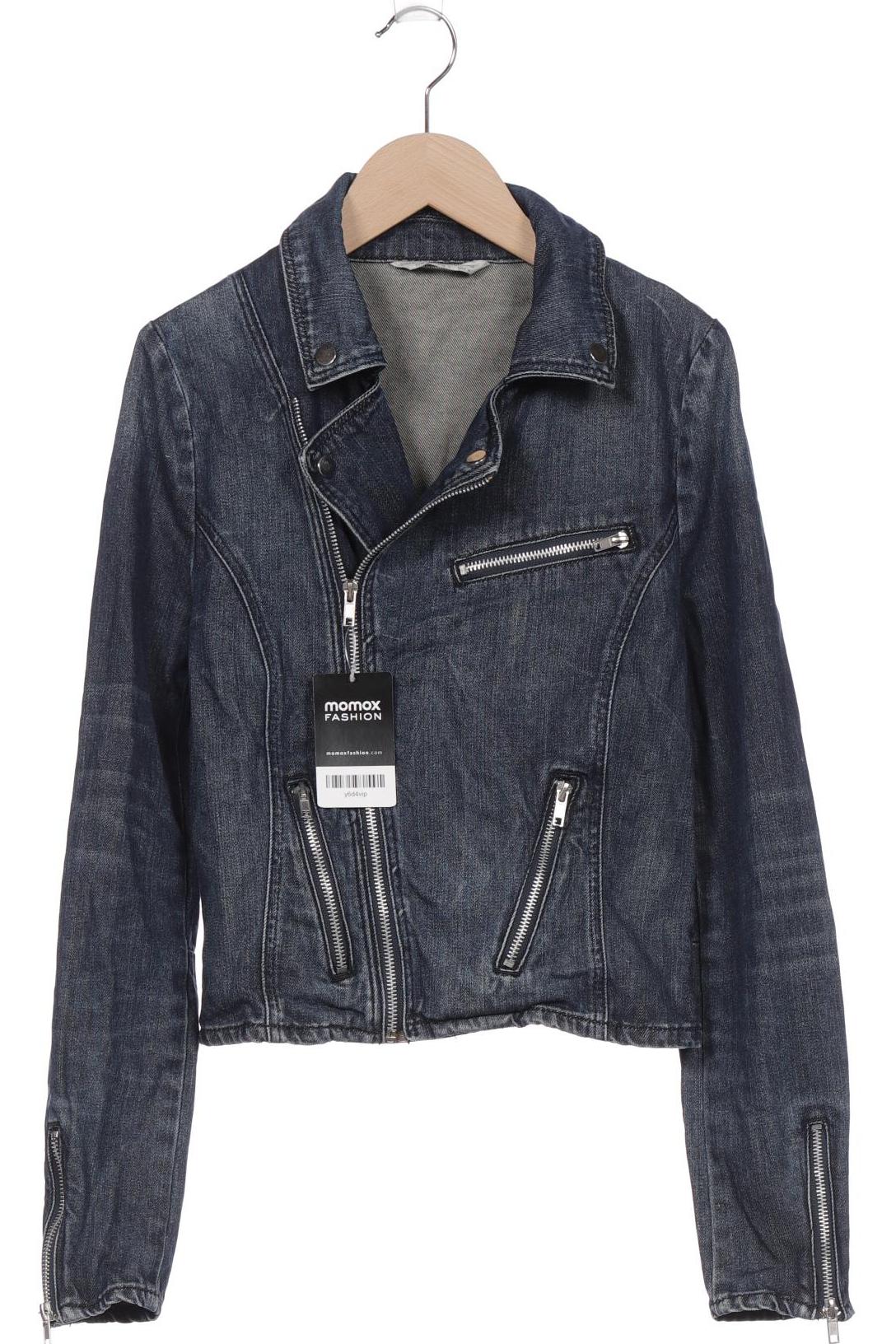 

Mango Damen Jacke, marineblau, Gr. 38