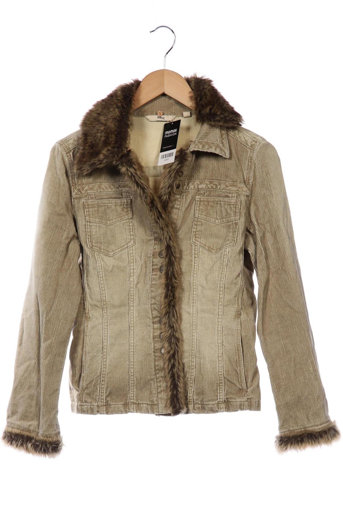 

Mango Damen Jacke, beige, Gr. 38