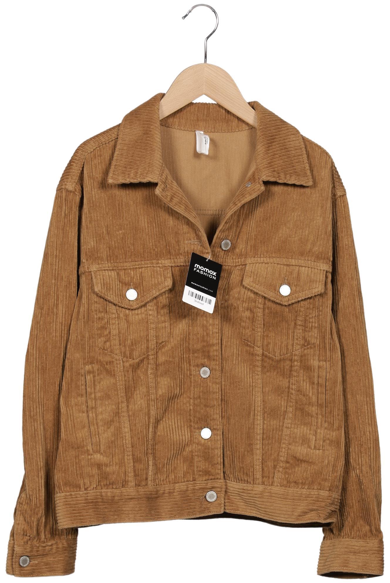

Mango Damen Jacke, beige, Gr. 38