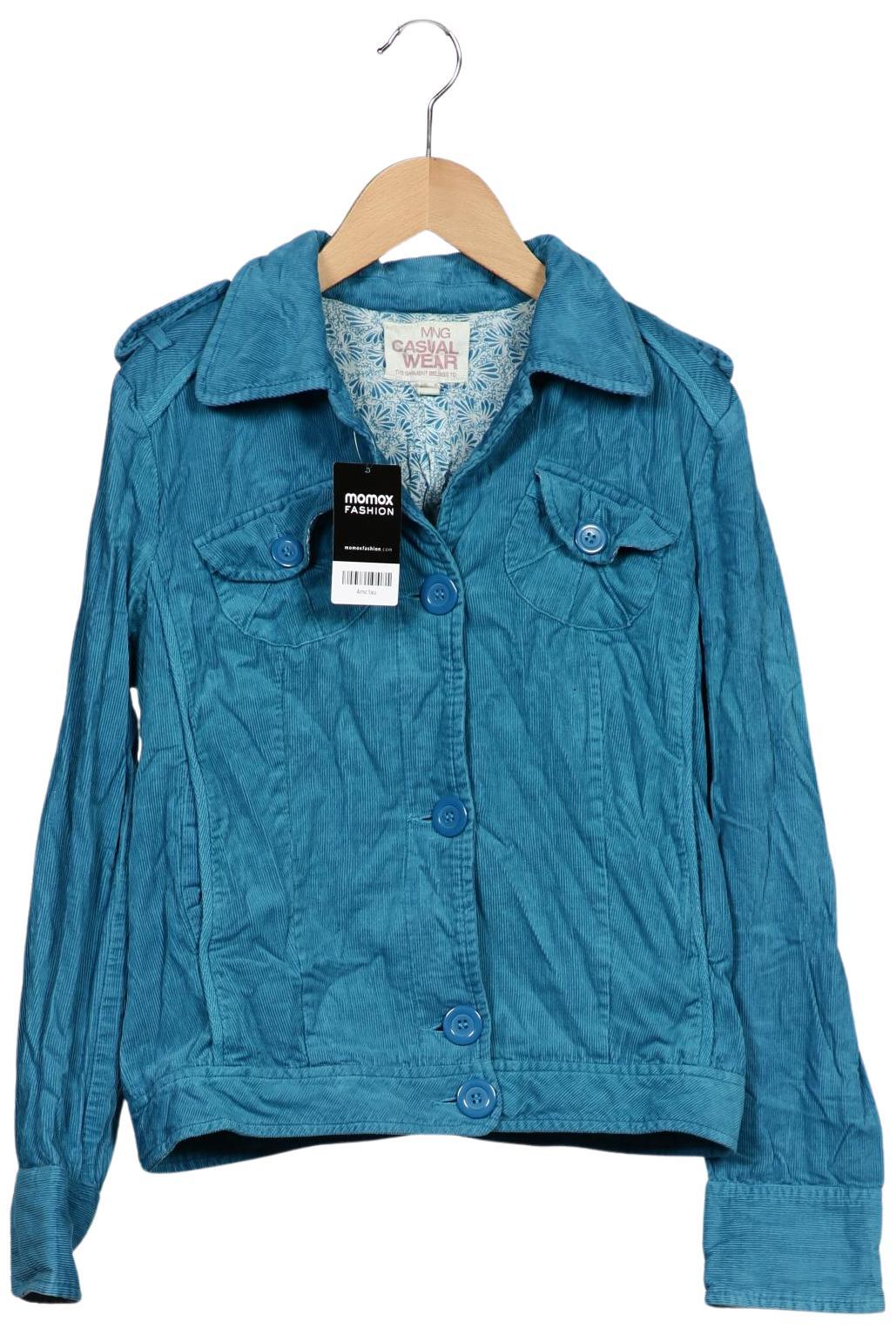 

Mango Damen Jacke, türkis, Gr. 38