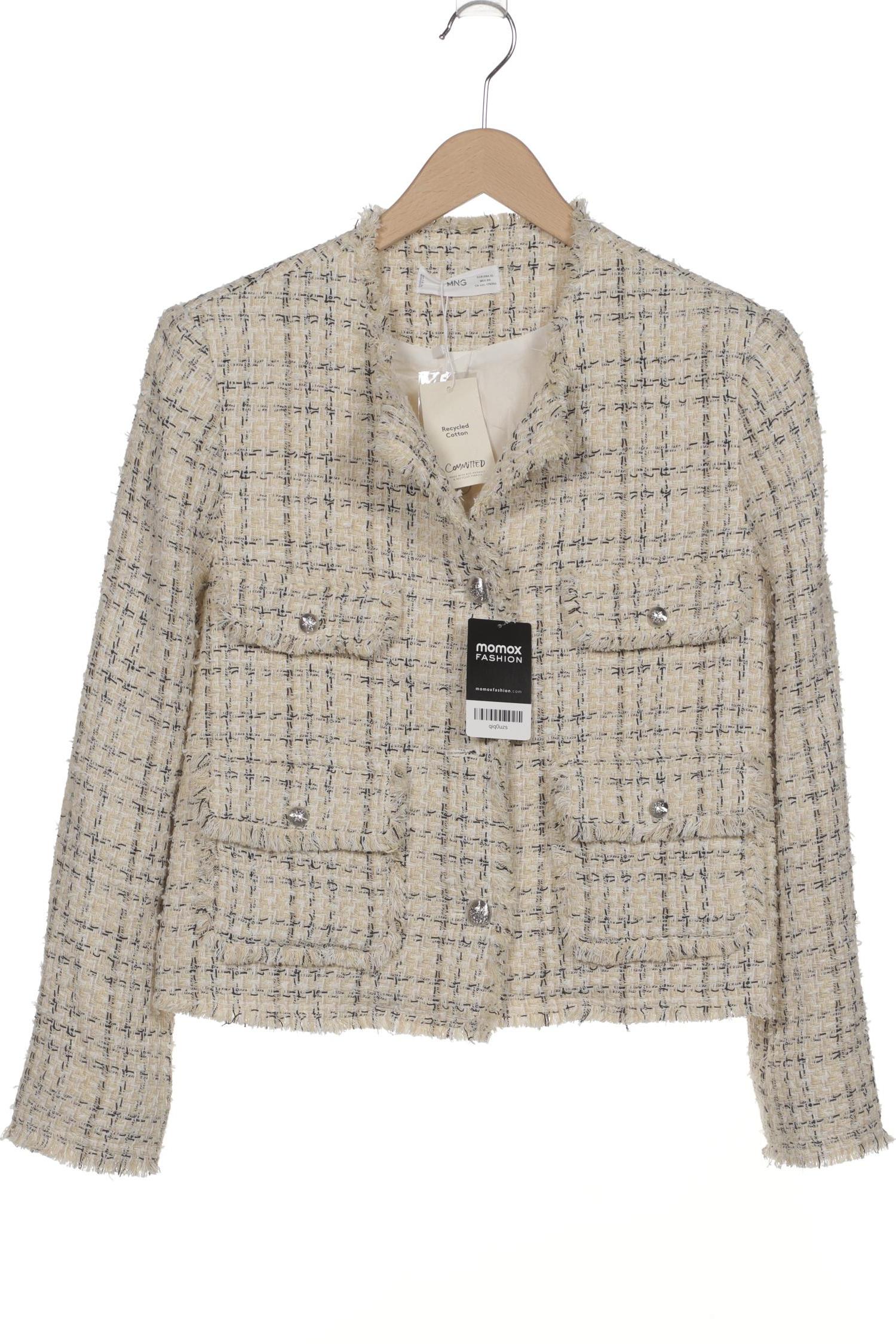 

Mango Damen Jacke, beige, Gr. 44