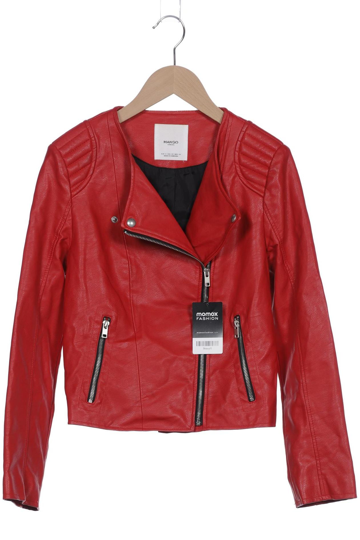 

MANGO Damen Jacke, rot