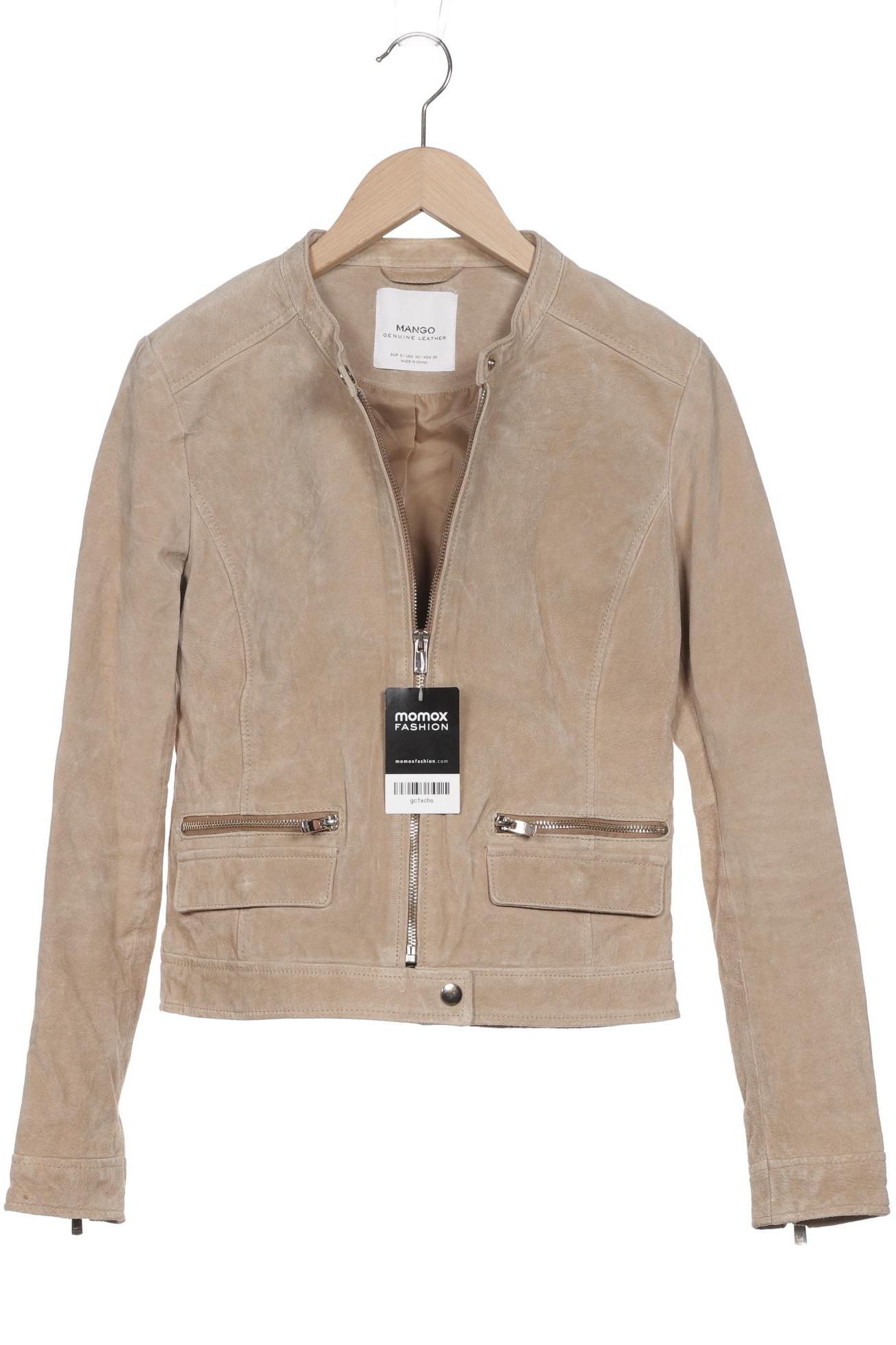 

Mango Damen Jacke, beige, Gr. 36