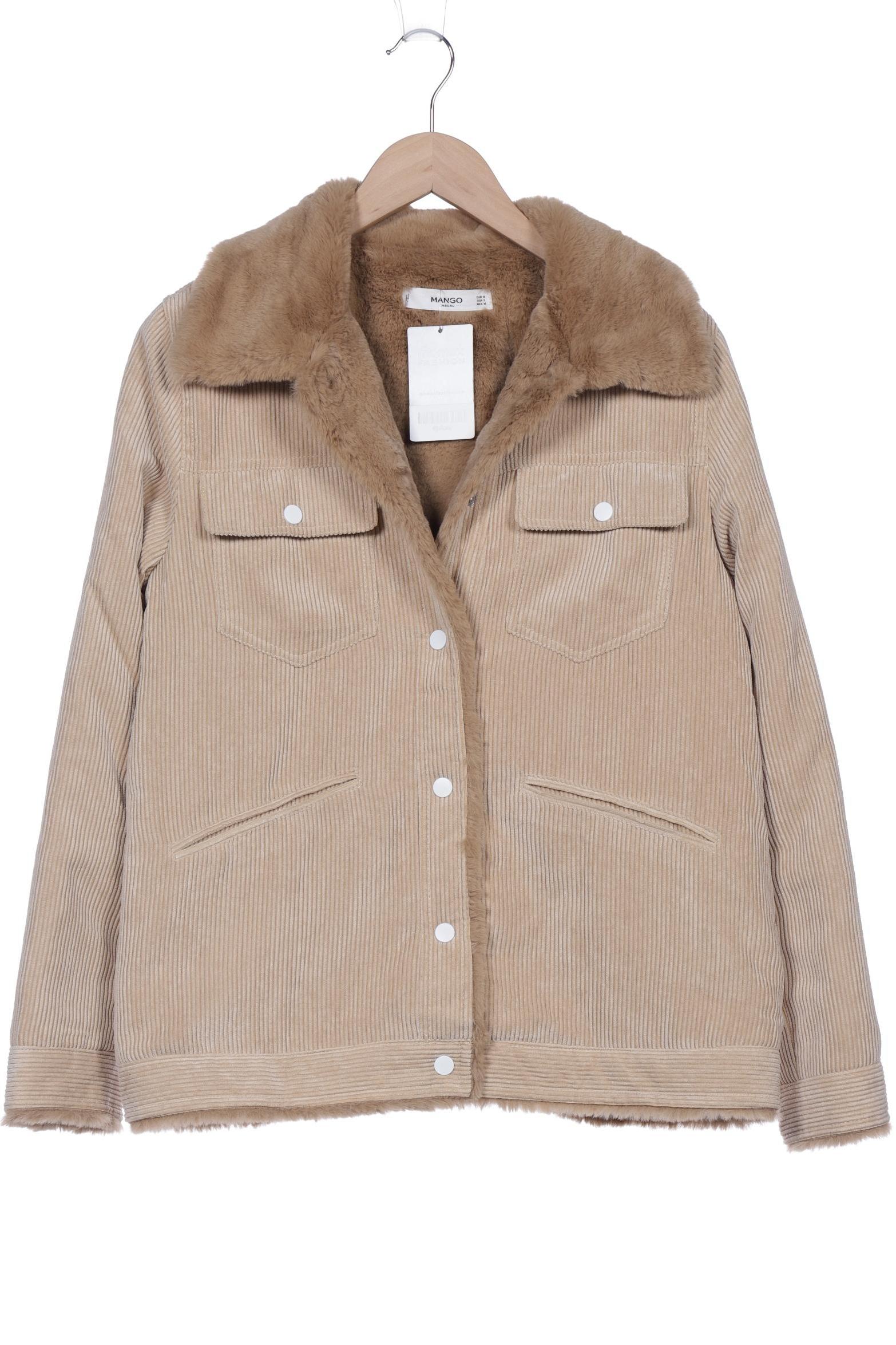 

Mango Damen Jacke, beige, Gr. 38