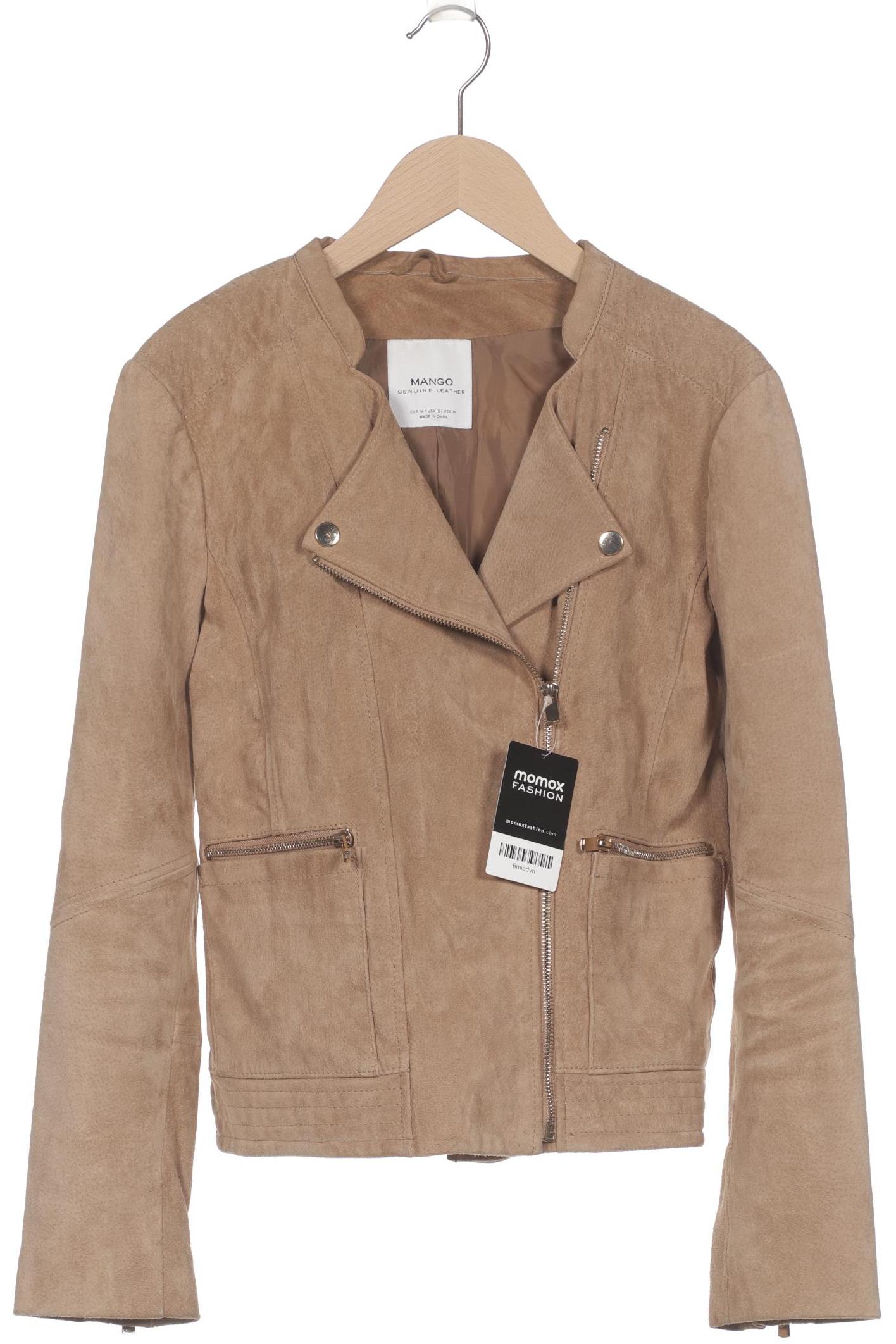 

Mango Damen Jacke, beige, Gr. 38