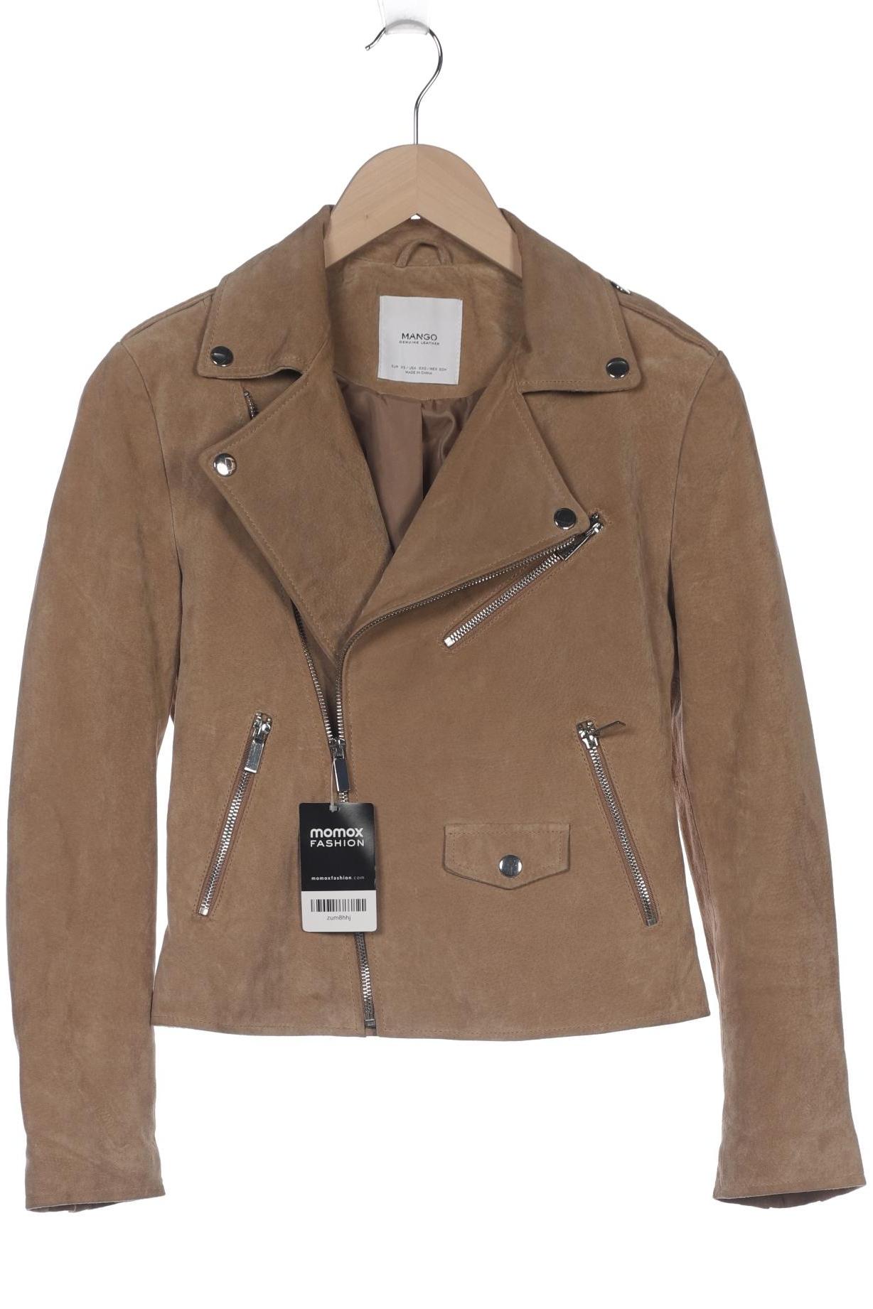 

Mango Damen Jacke, beige, Gr. 34