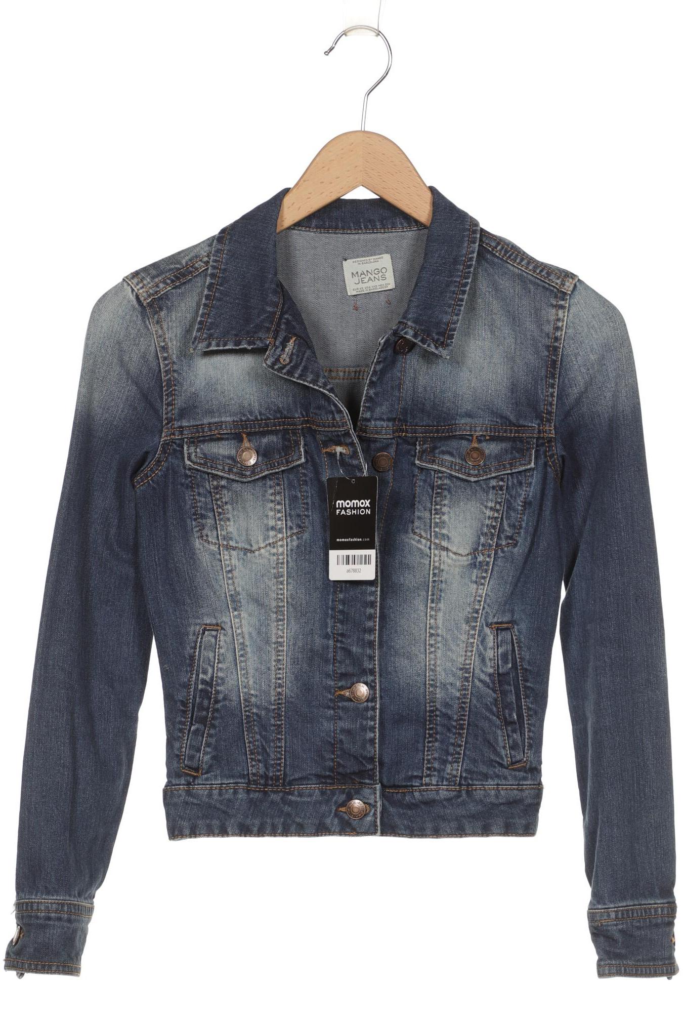 

Mango Damen Jacke, blau, Gr. 34