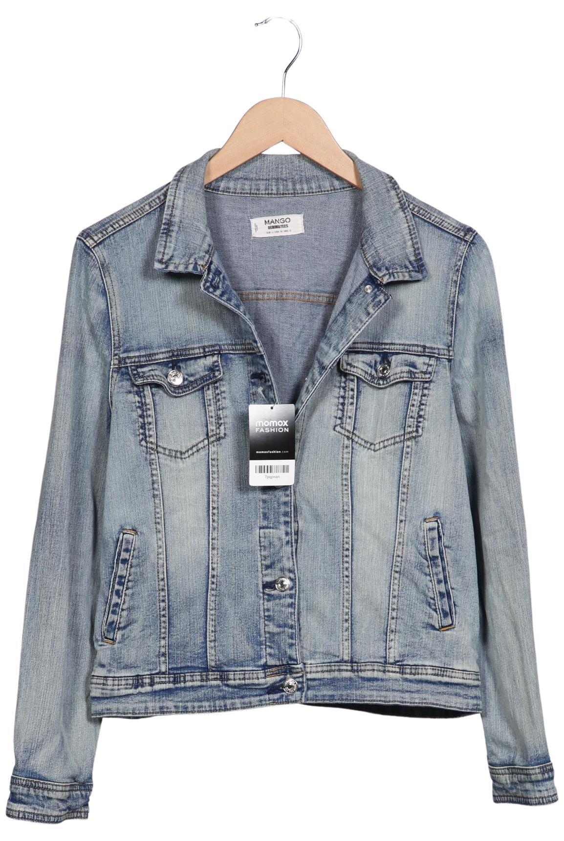 

Mango Damen Jacke, hellblau, Gr. 42