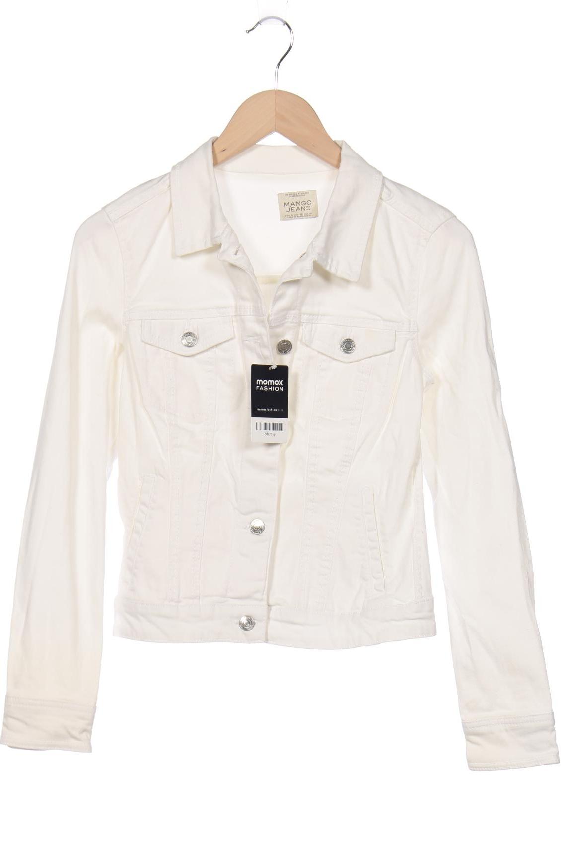 

MANGO Damen Jacke, weiß
