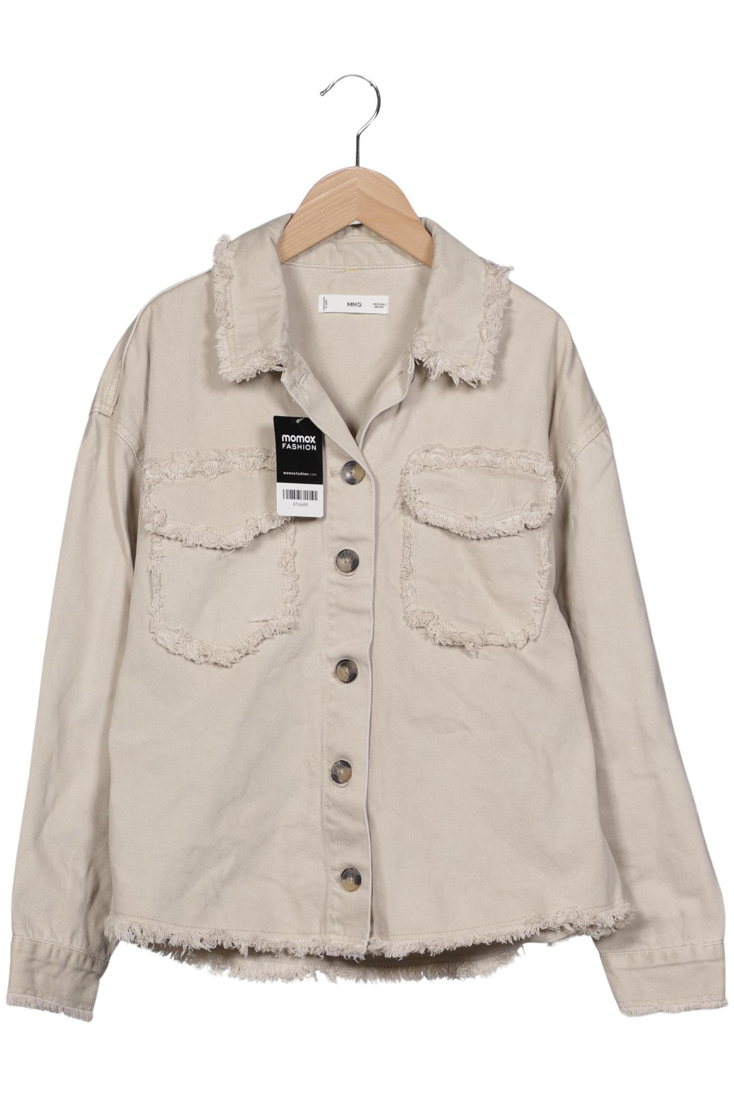 

Mango Damen Jacke, beige, Gr. 34