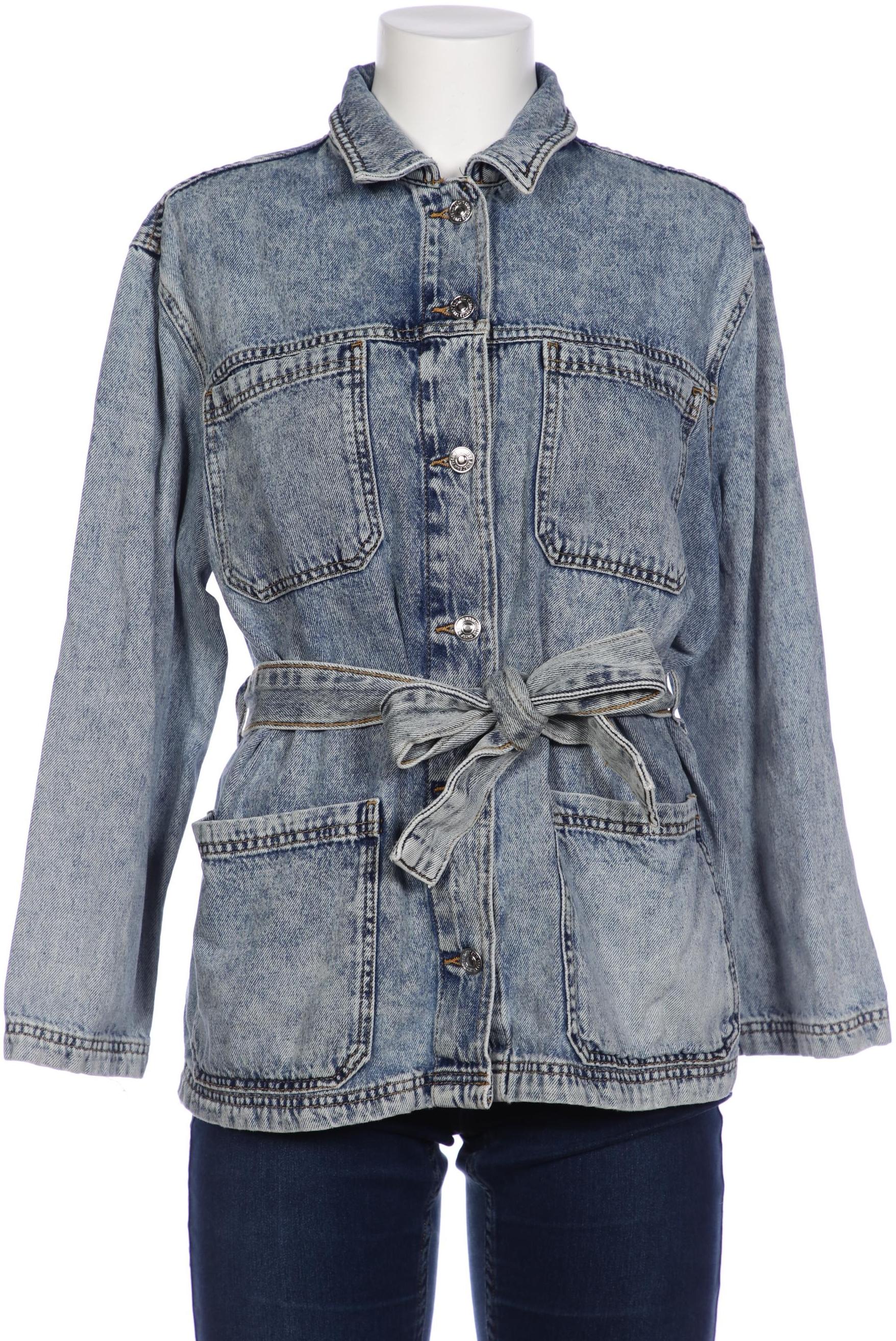 

Mango Damen Jacke, hellblau, Gr. 42