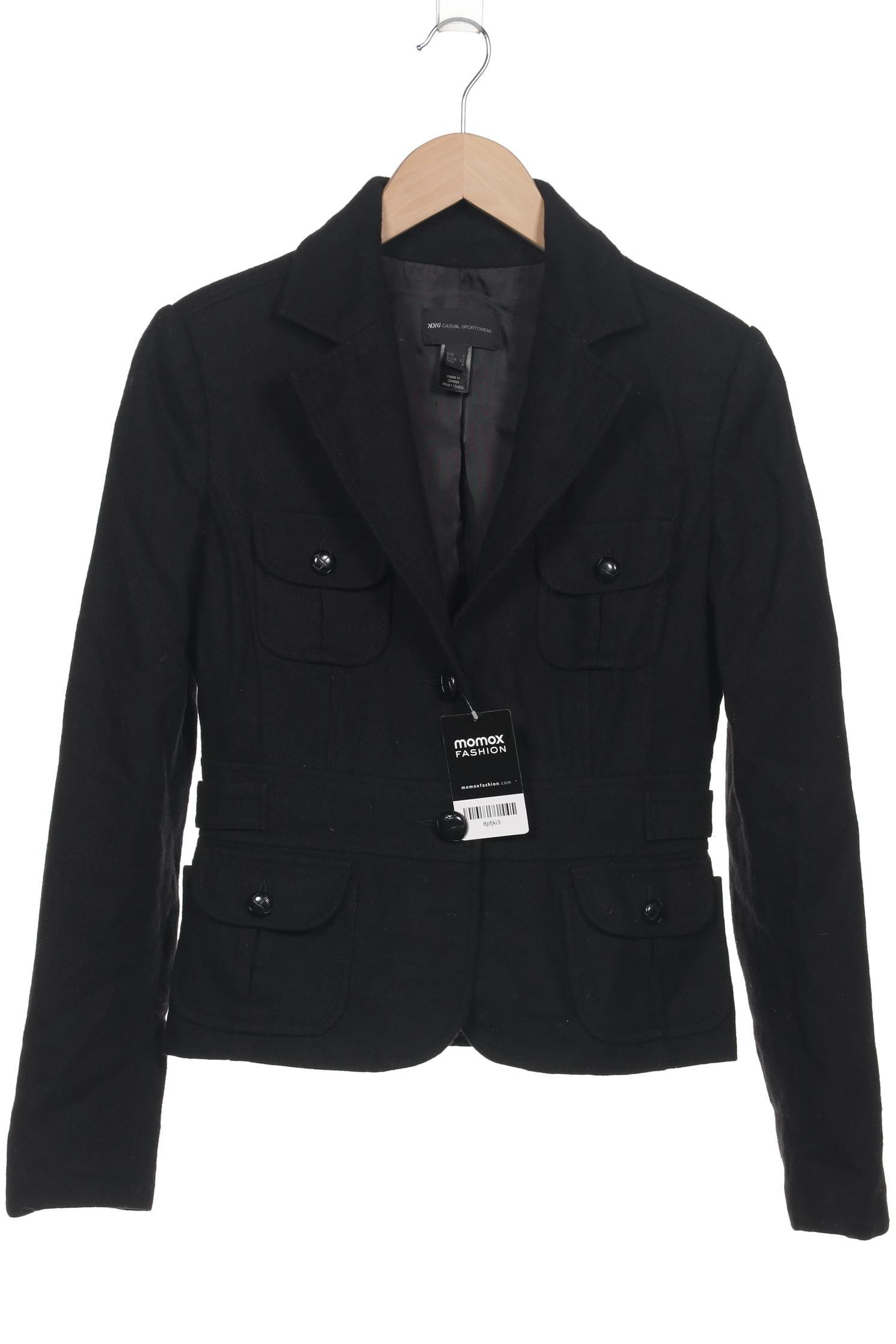 

Mango Damen Jacke, schwarz, Gr. 36