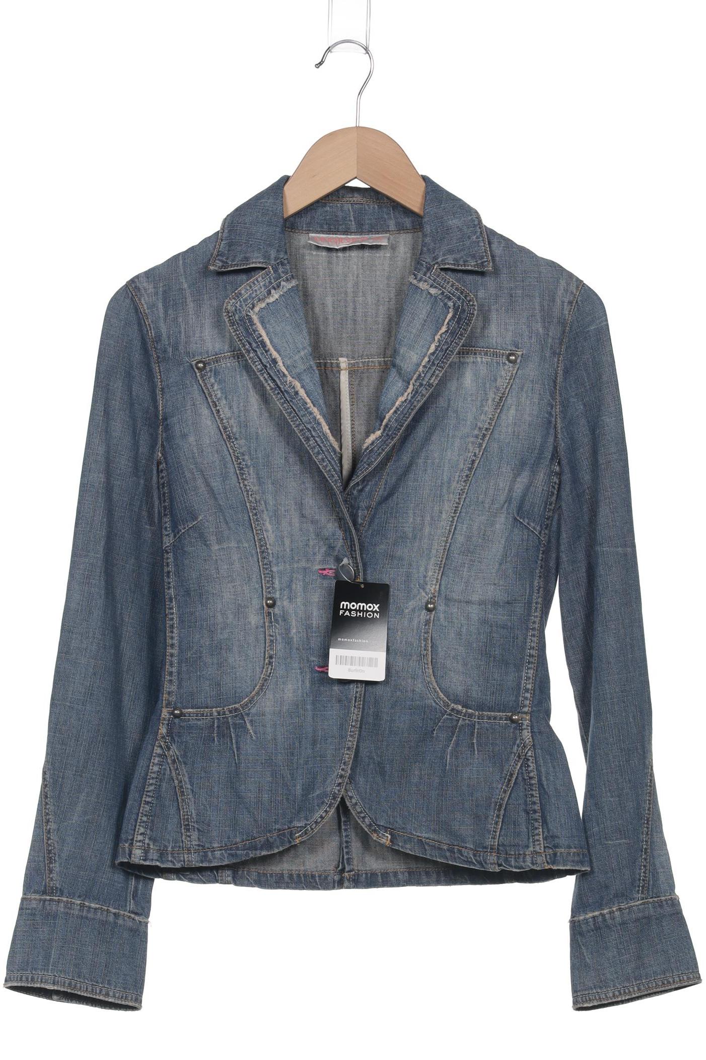 

Mango Damen Jacke, blau, Gr. 38