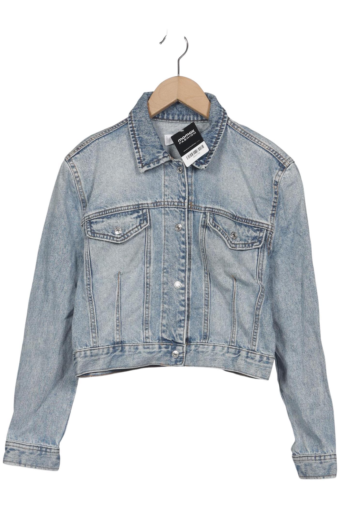 

Mango Damen Jacke, hellblau, Gr. 34