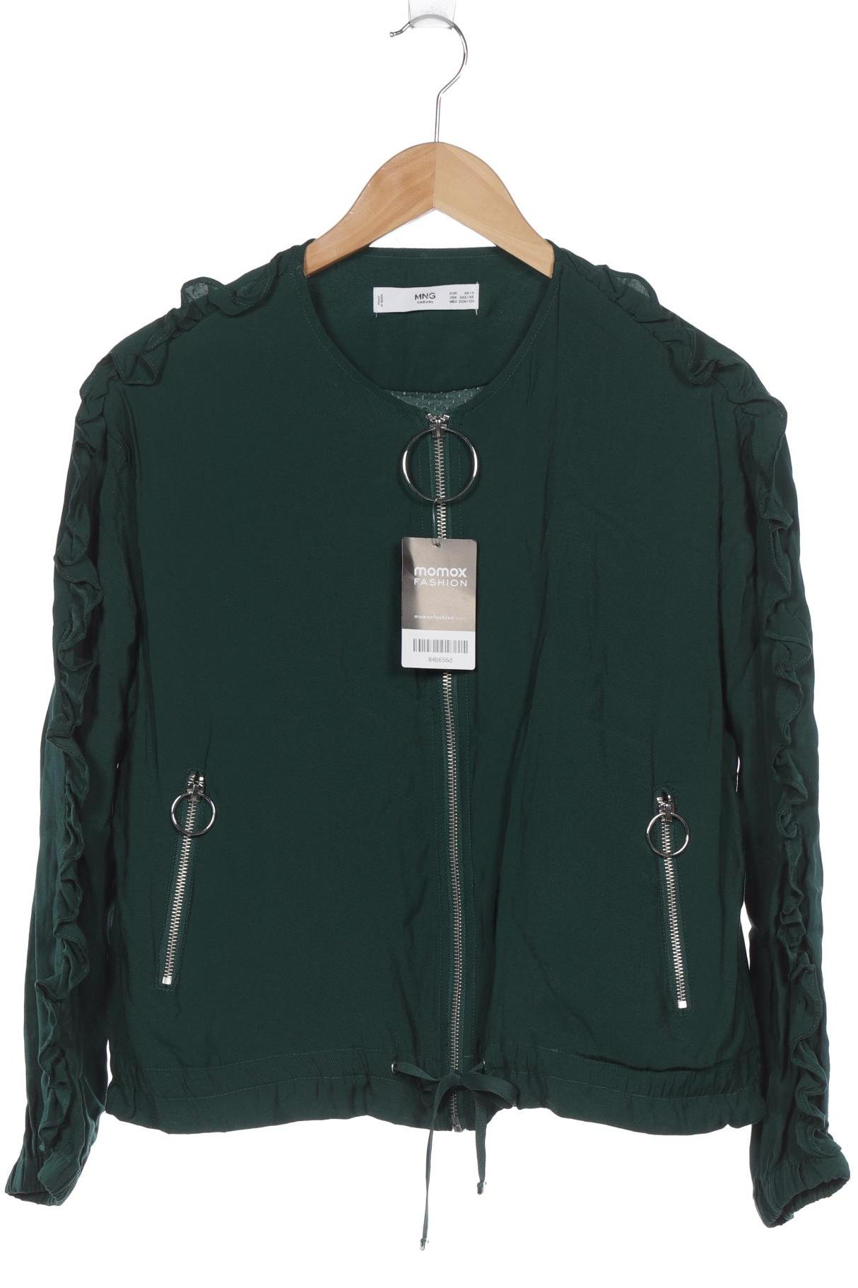 

Mango Damen Jacke, grün, Gr. 34