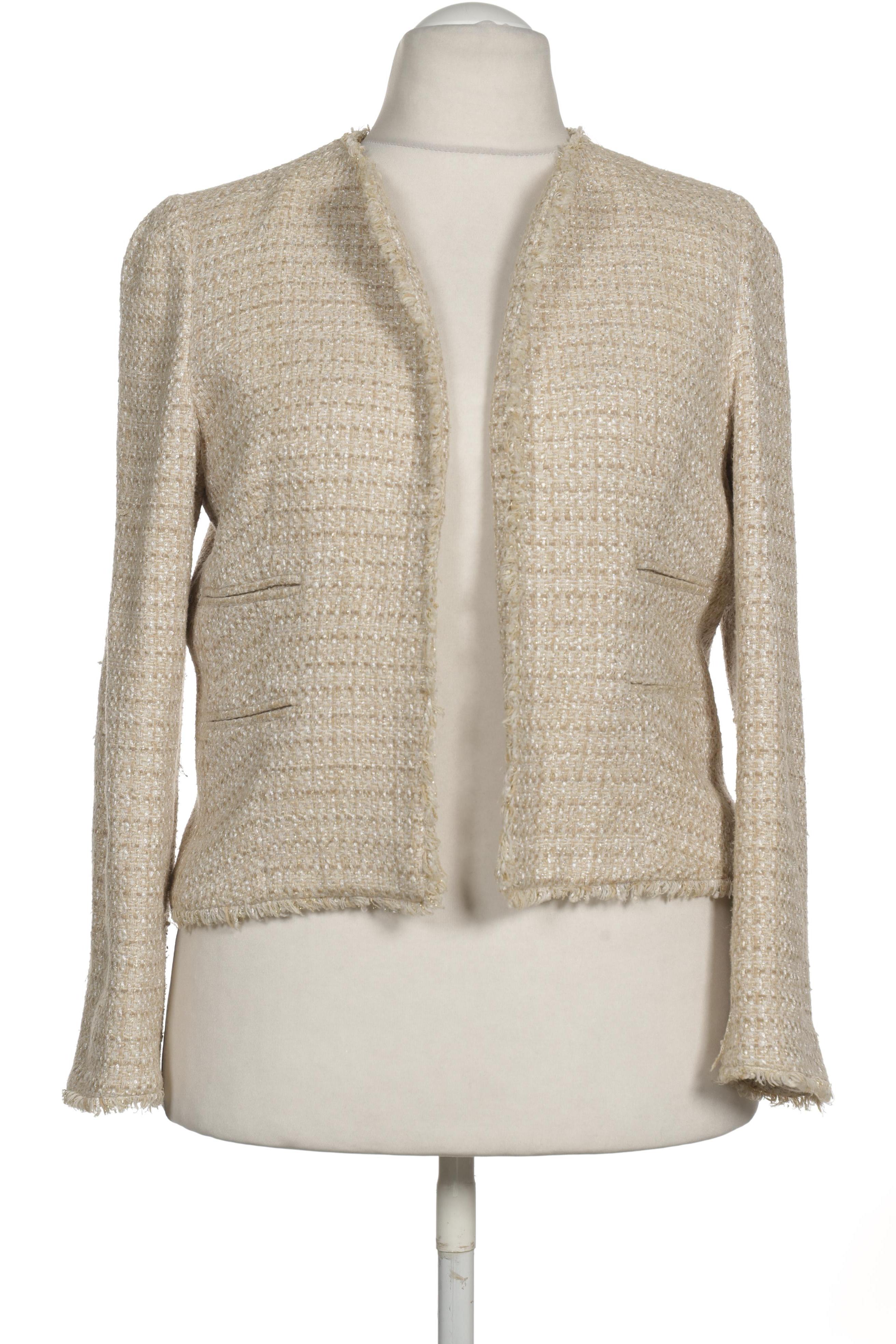 

Mango Damen Jacke, beige, Gr. 44