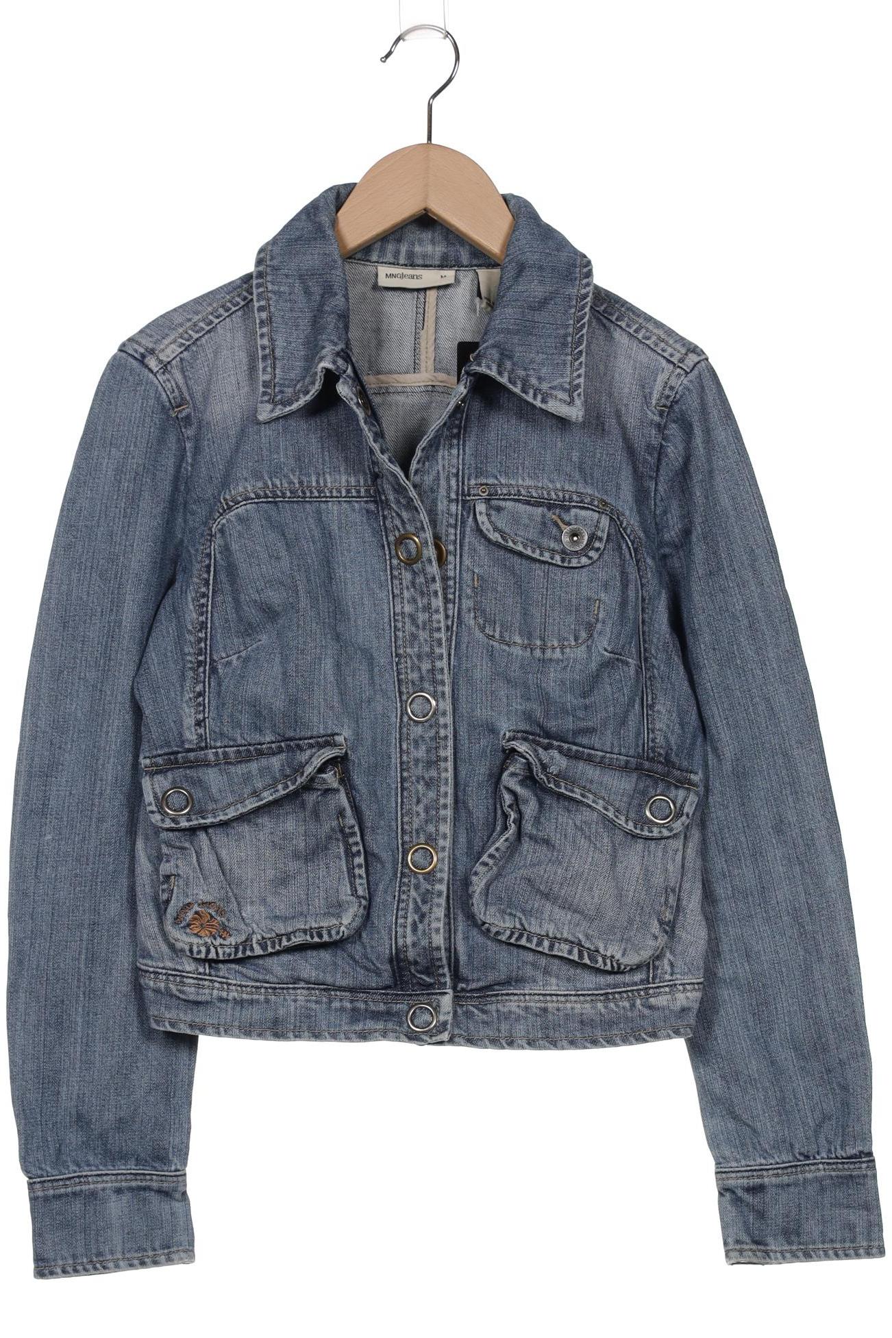 

MANGO Damen Jacke, blau