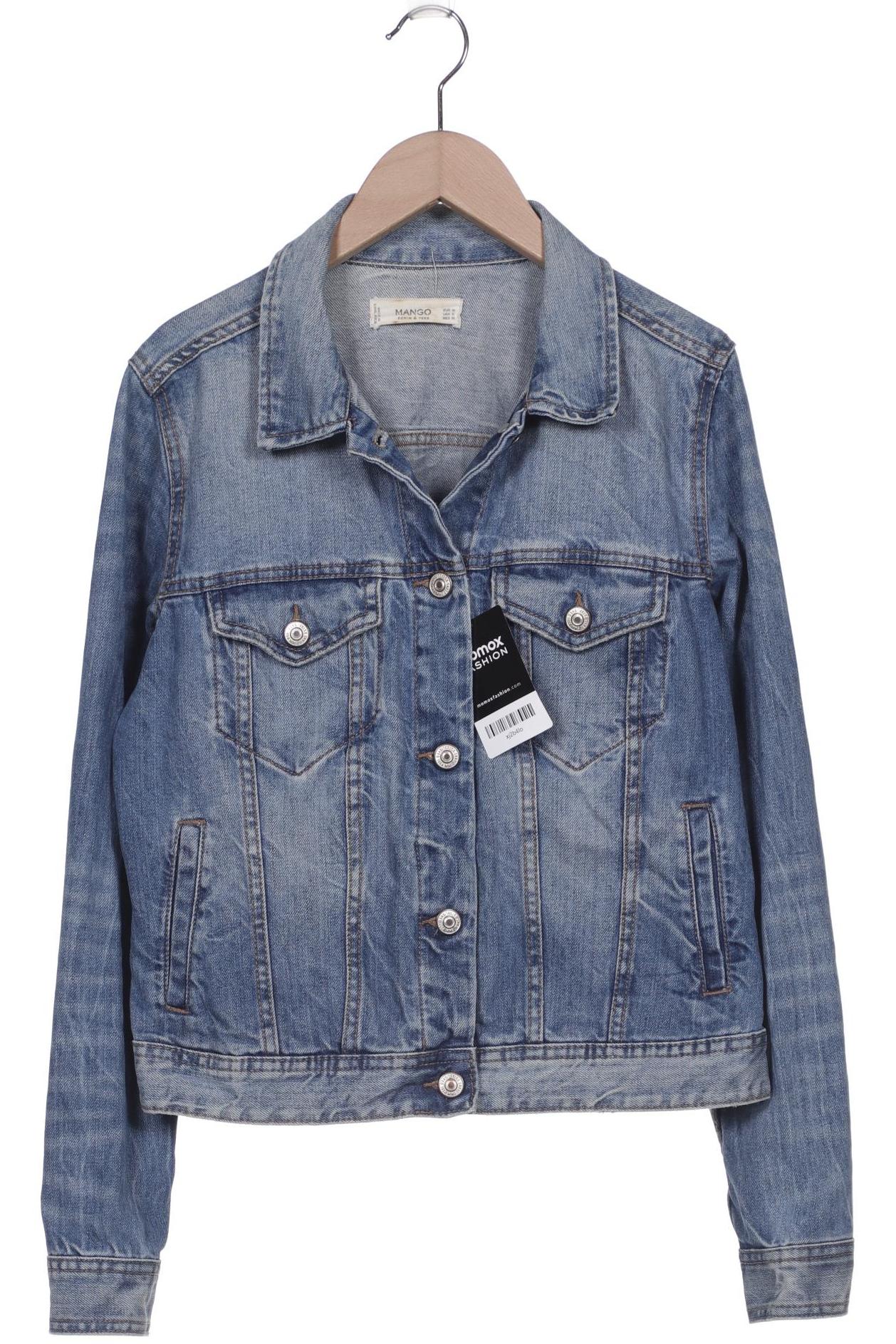 

MANGO Damen Jacke, blau