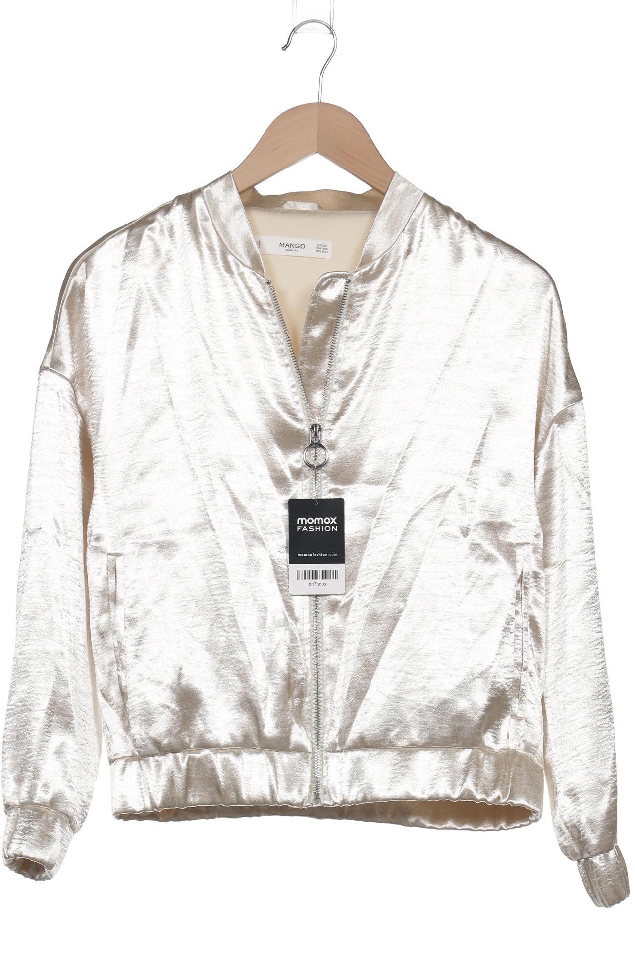 

Mango Damen Jacke, beige, Gr. 34
