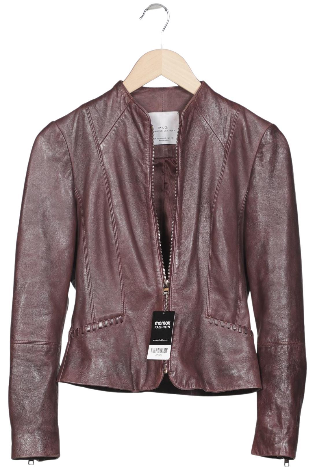 

Mango Damen Jacke, bordeaux, Gr. 34