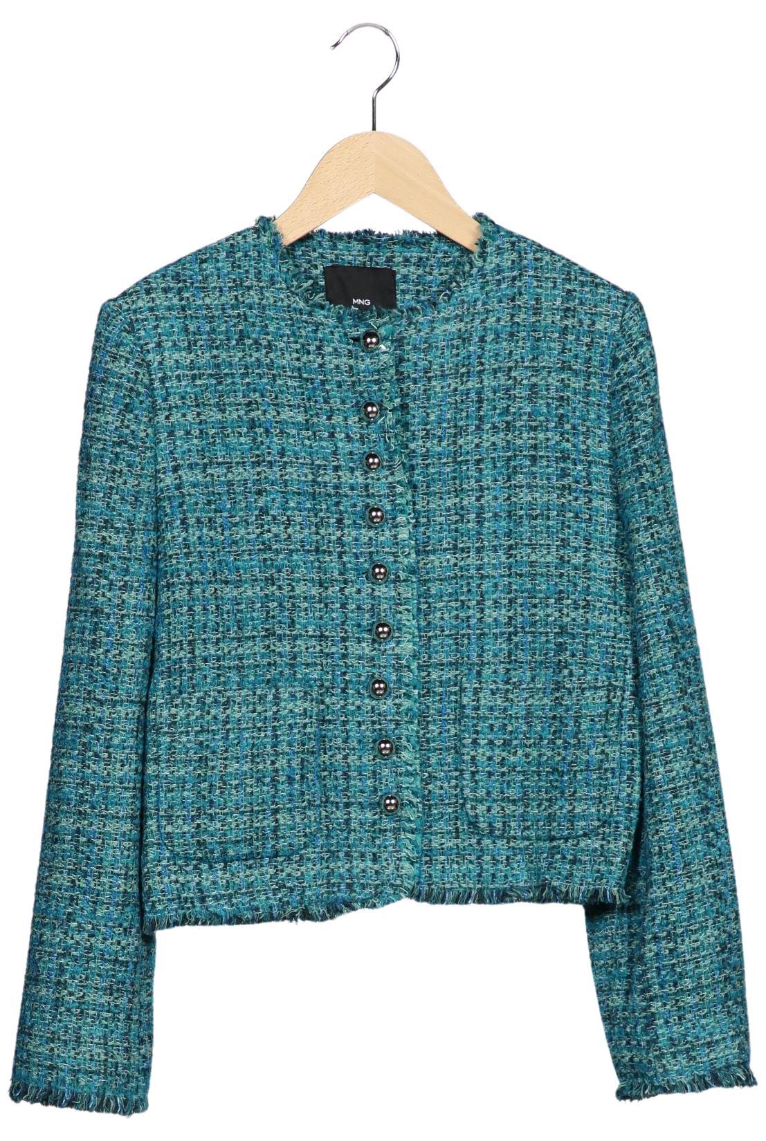 

Mango Damen Jacke, türkis, Gr. 36