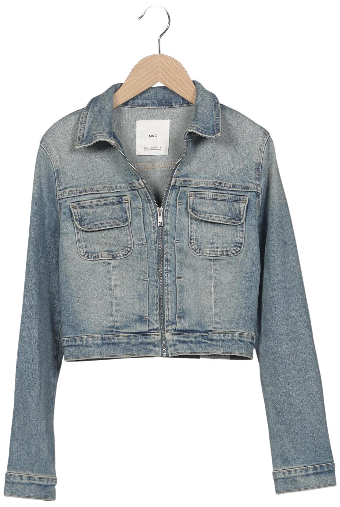 

Mango Damen Jacke, hellblau, Gr. 34
