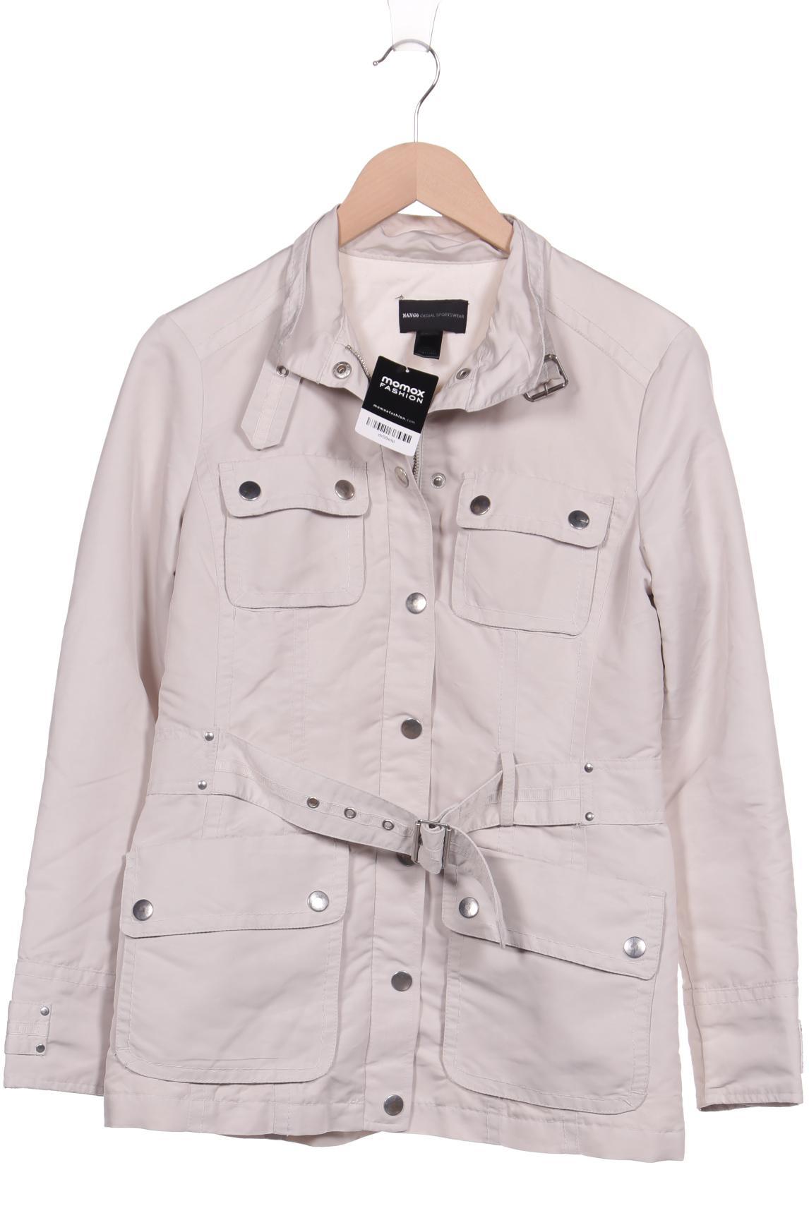 

MANGO Damen Jacke, cremeweiß
