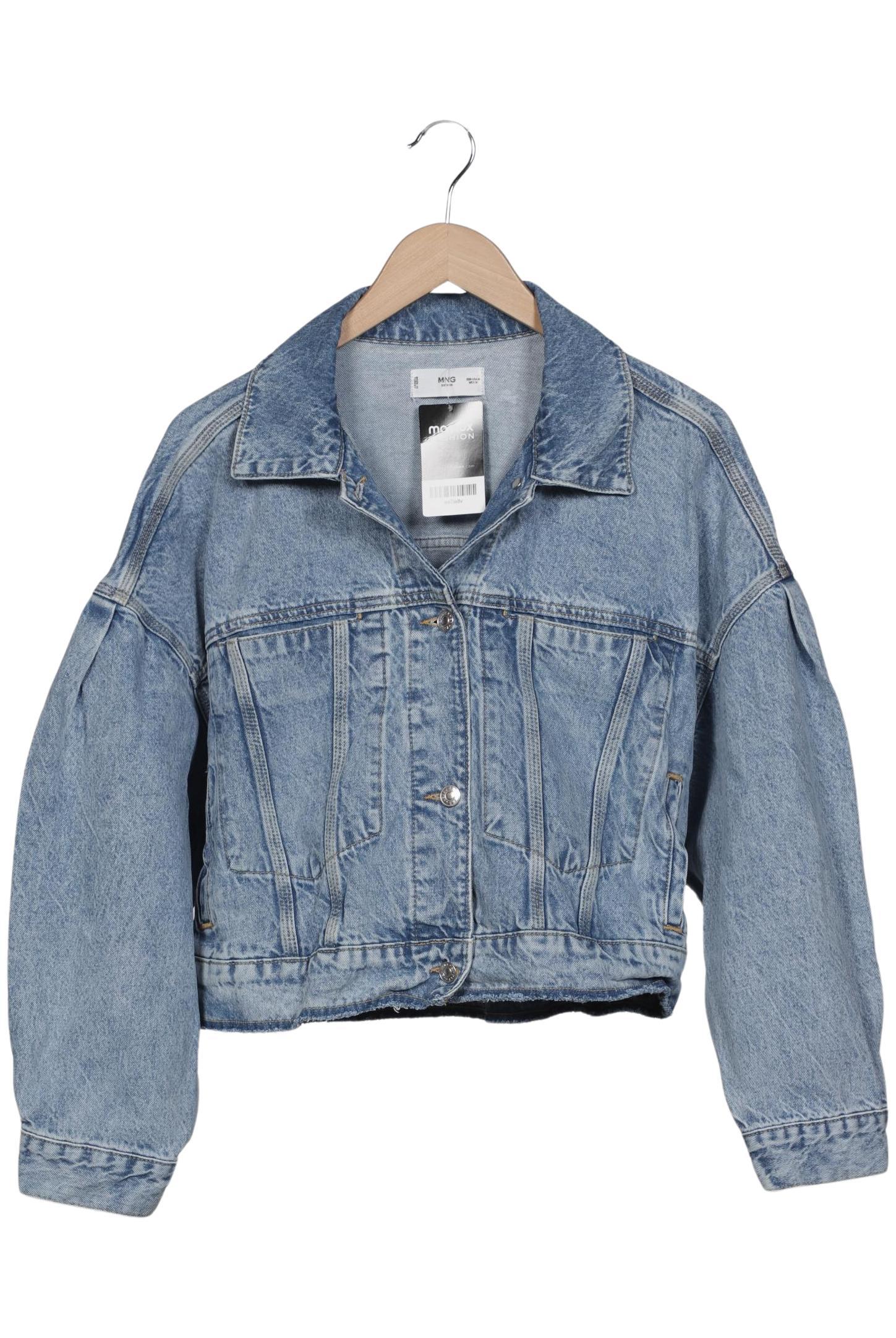 

Mango Damen Jacke, hellblau, Gr. 38