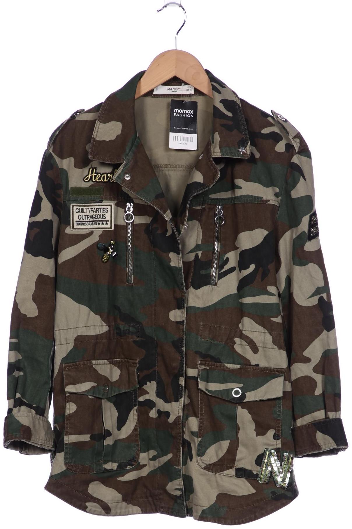 

Mango Damen Jacke, grün, Gr. 36