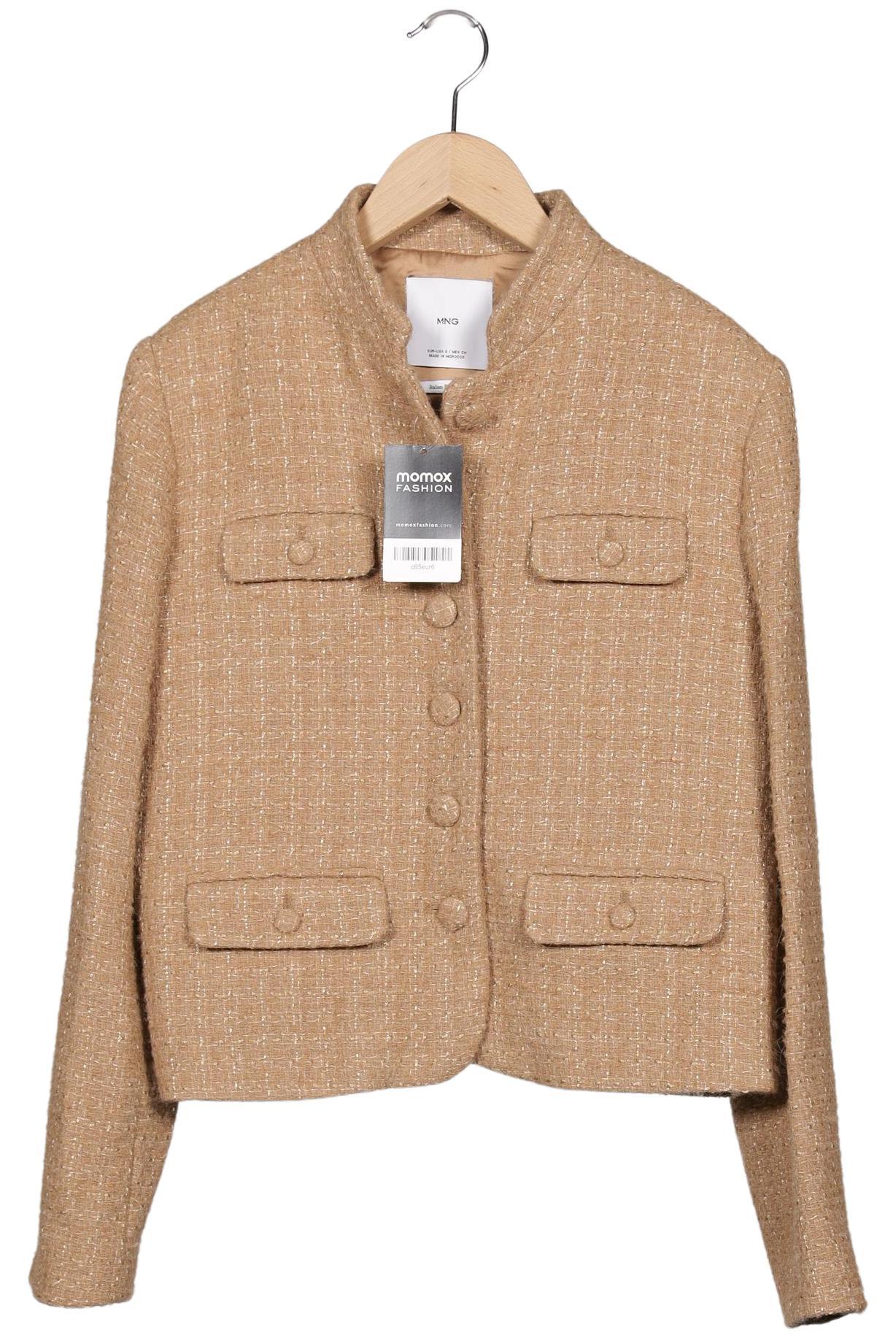 

Mango Damen Jacke, beige, Gr. 36
