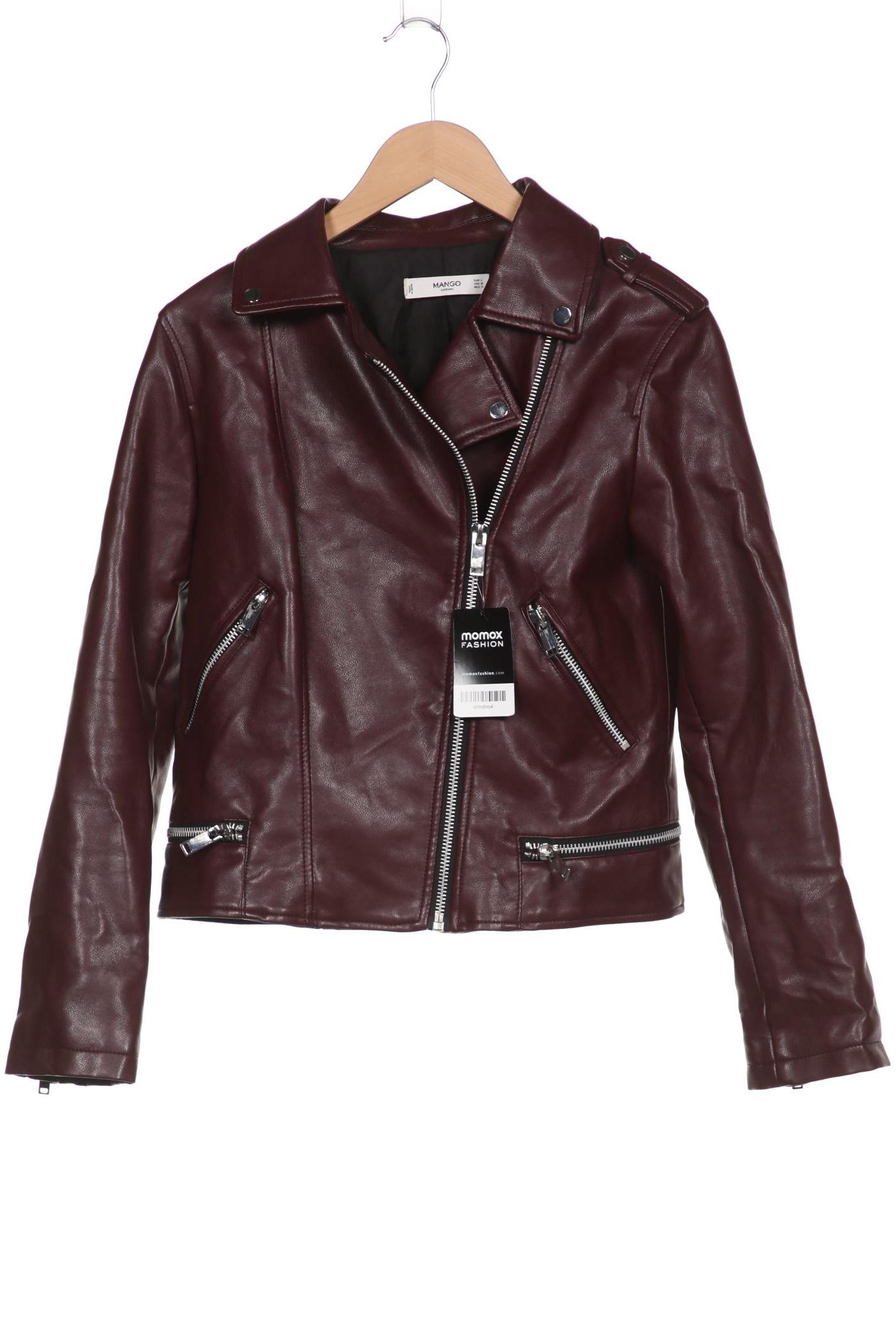 

MANGO Damen Jacke, bordeaux