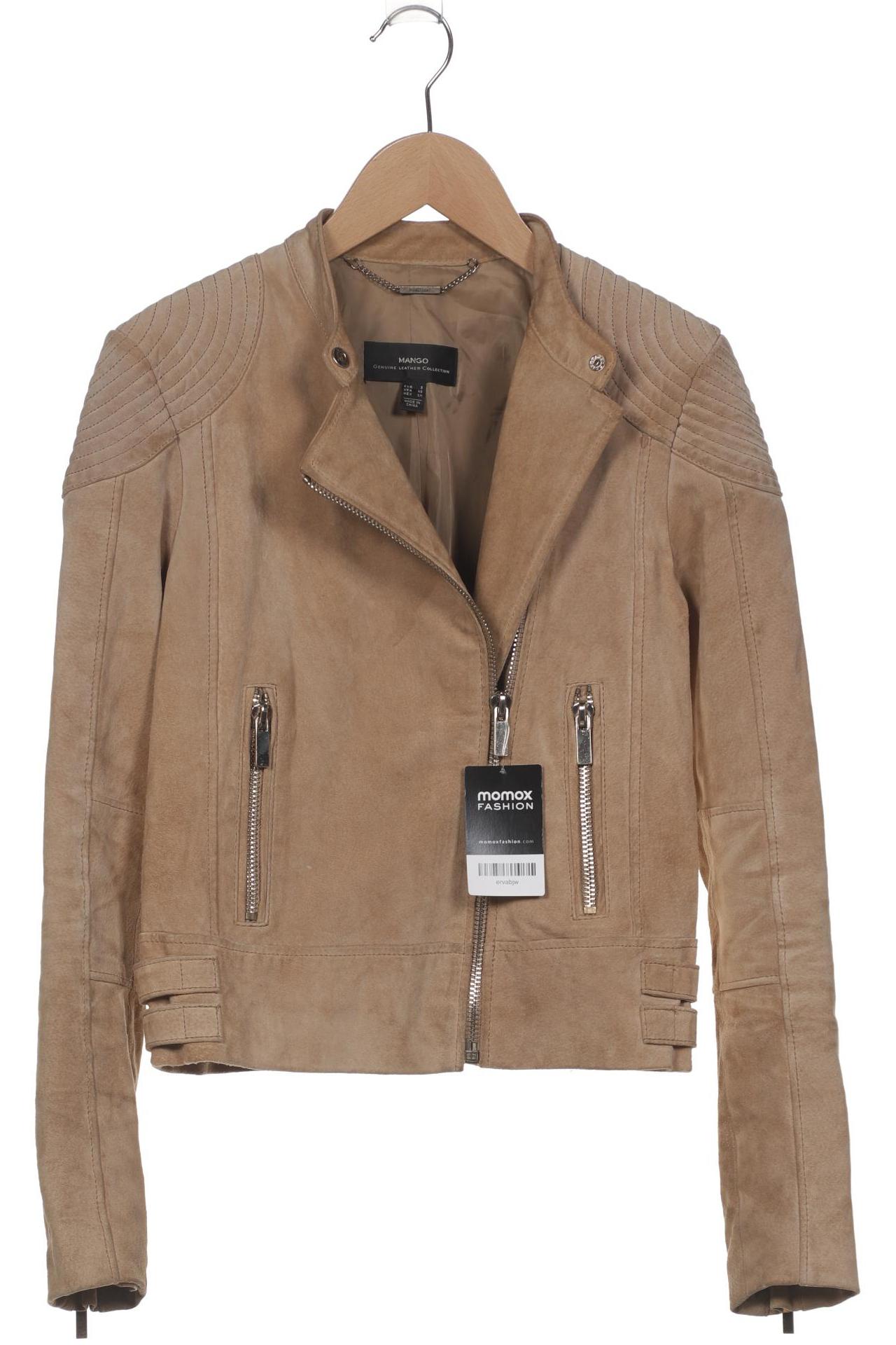 

Mango Damen Jacke, beige, Gr. 36
