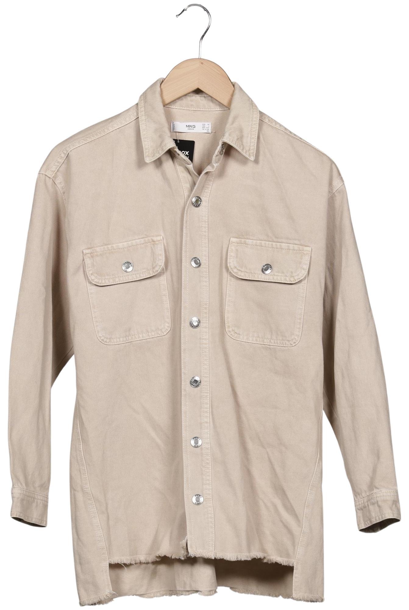 

Mango Damen Jacke, beige, Gr. 34