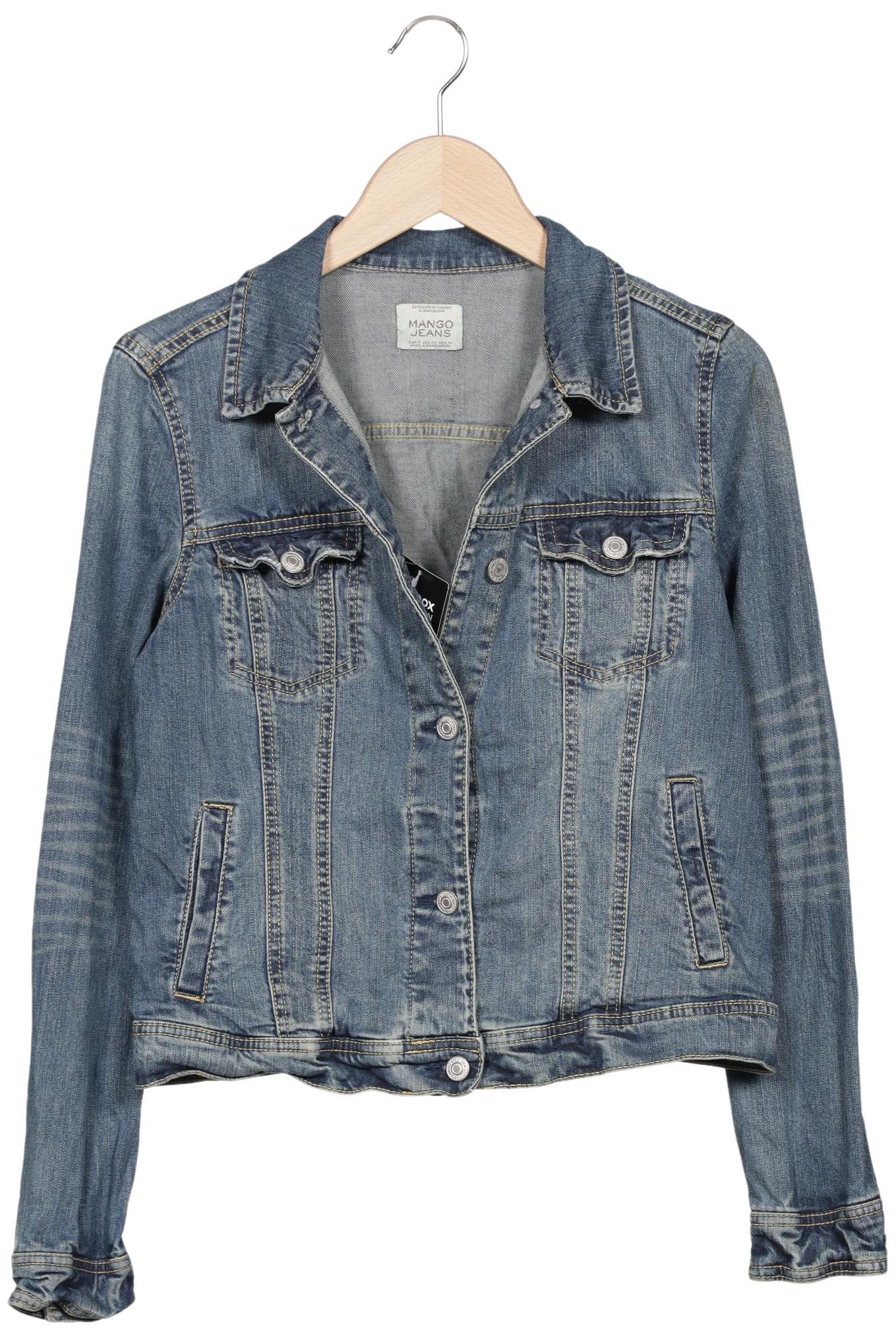 

Mango Damen Jacke, blau, Gr. 36