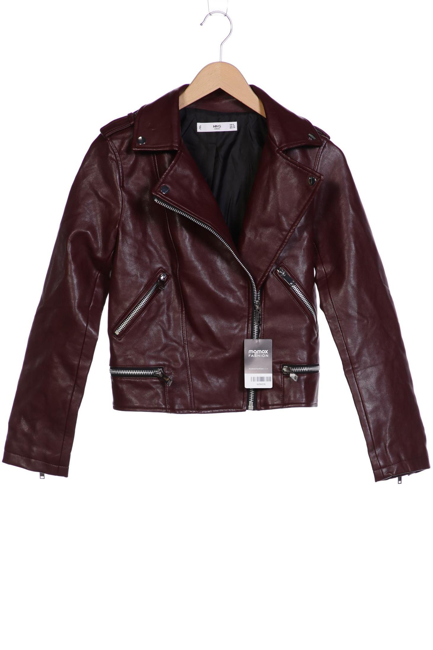 

Mango Damen Jacke, bordeaux, Gr. 36