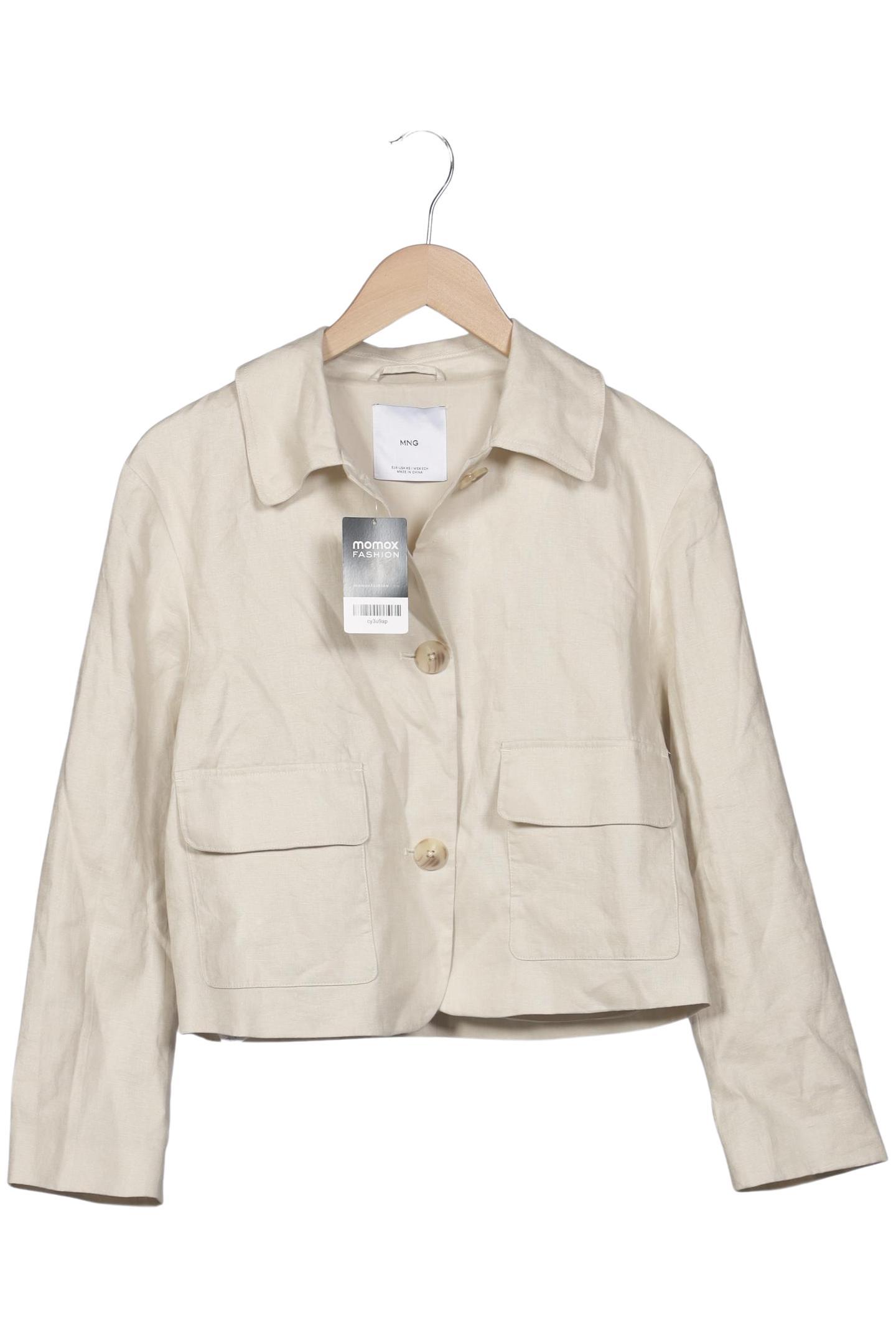 

Mango Damen Jacke, beige, Gr. 34