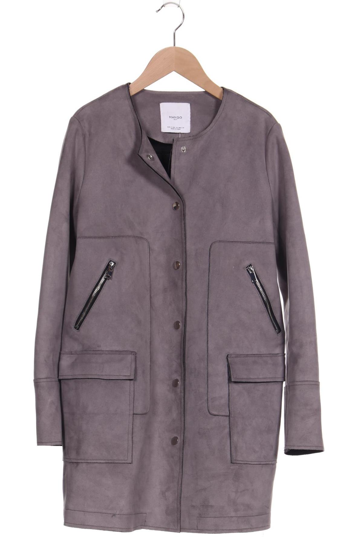 

MANGO Damen Jacke, grau