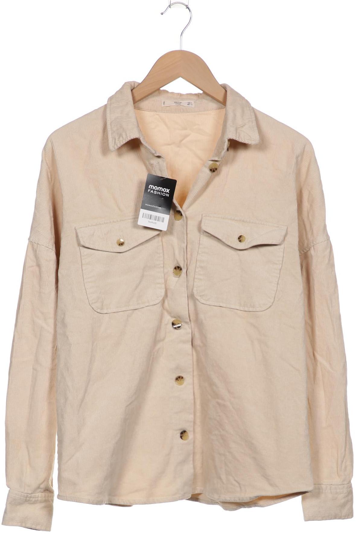 

MANGO Damen Jacke, cremeweiß