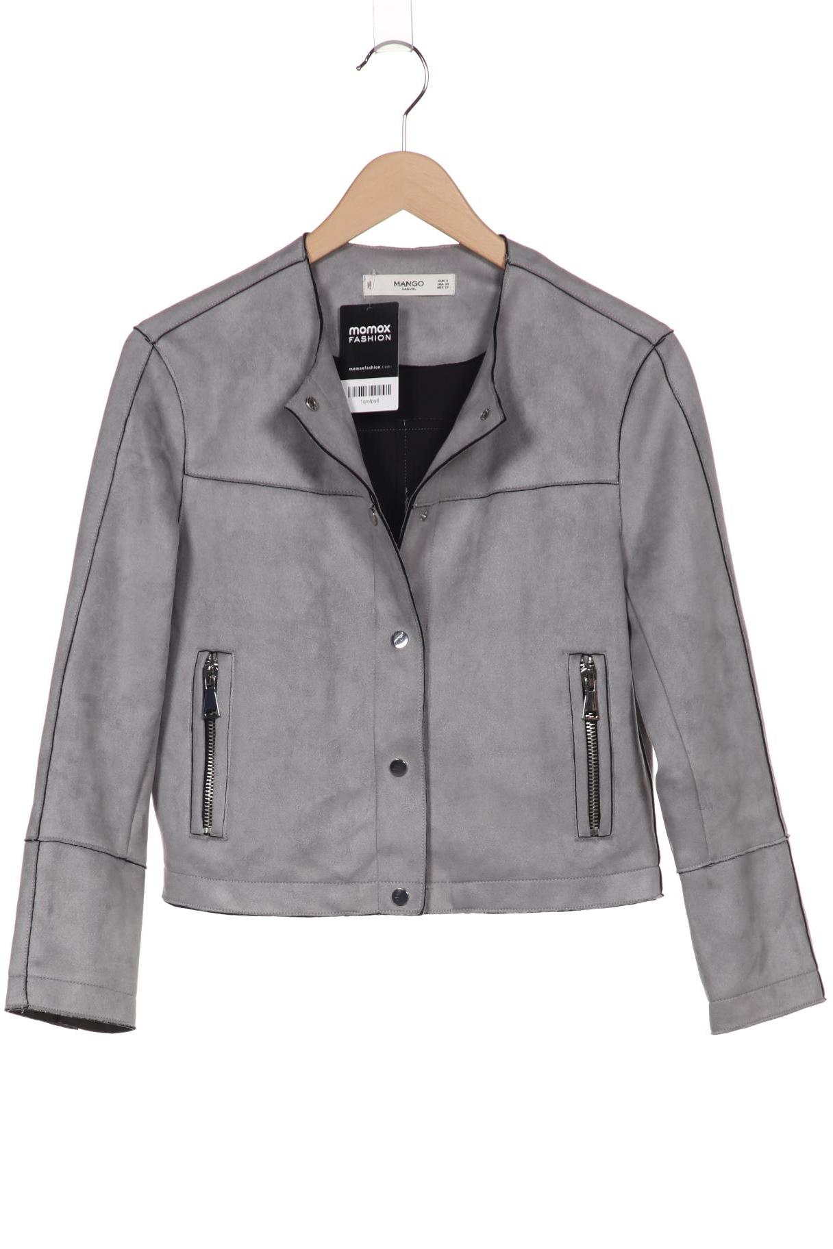 

MANGO Damen Jacke, grau