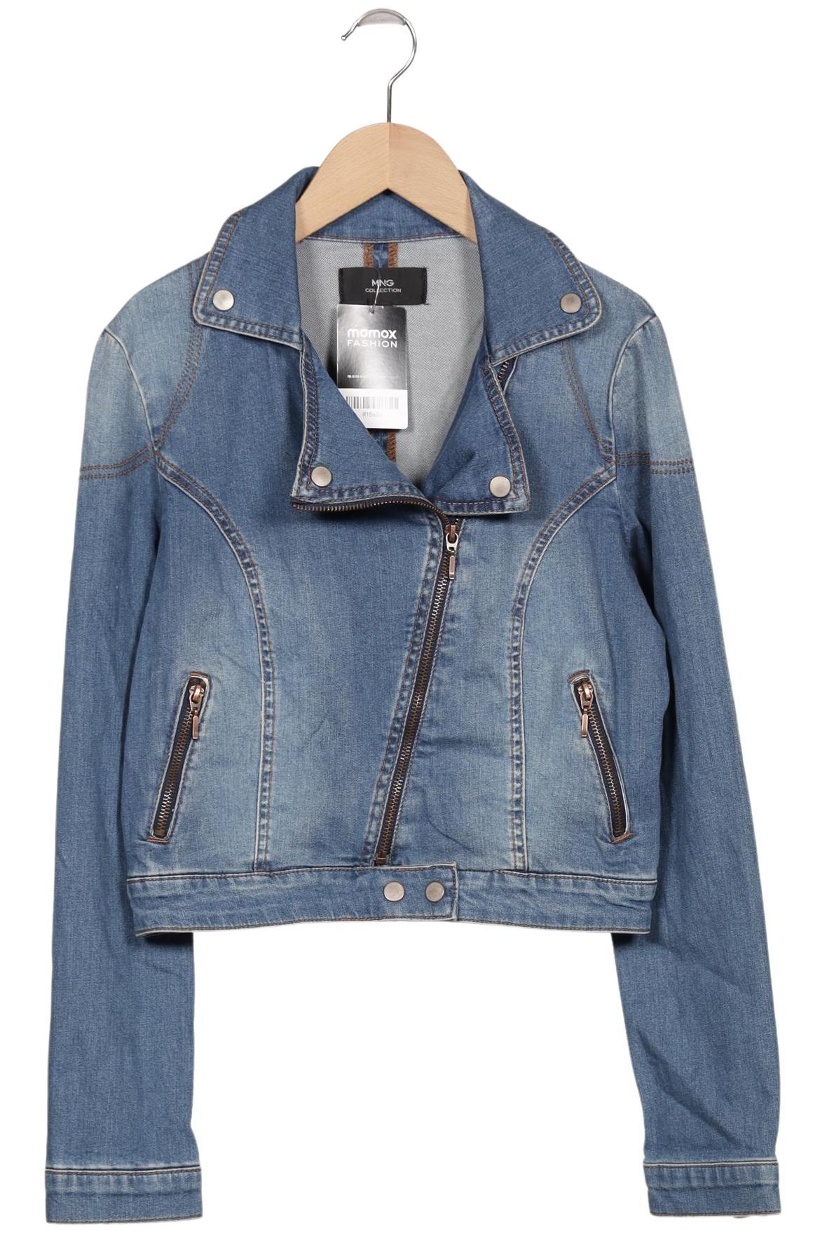 

Mango Damen Jacke, blau, Gr. 38