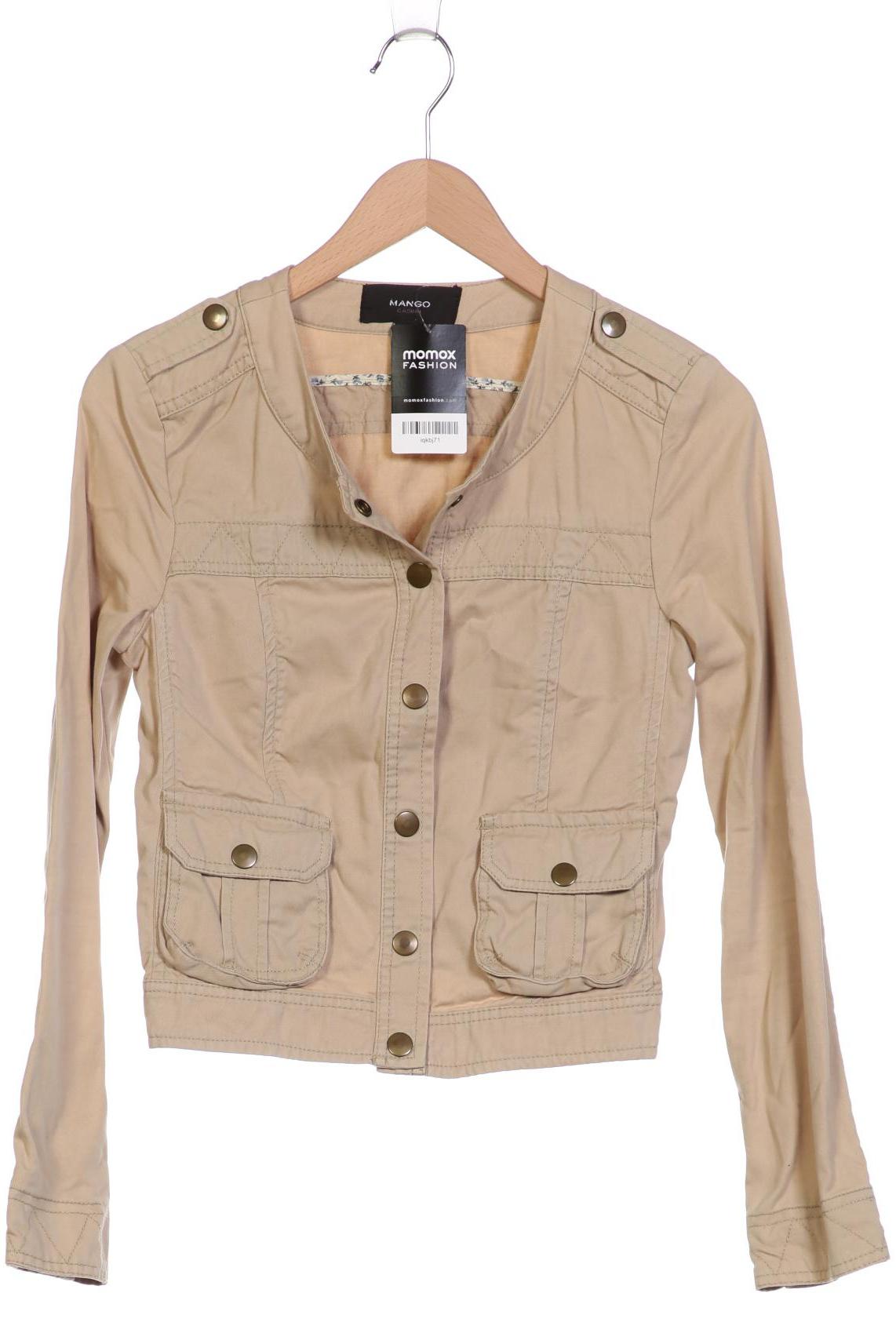 

Mango Damen Jacke, beige, Gr. 36