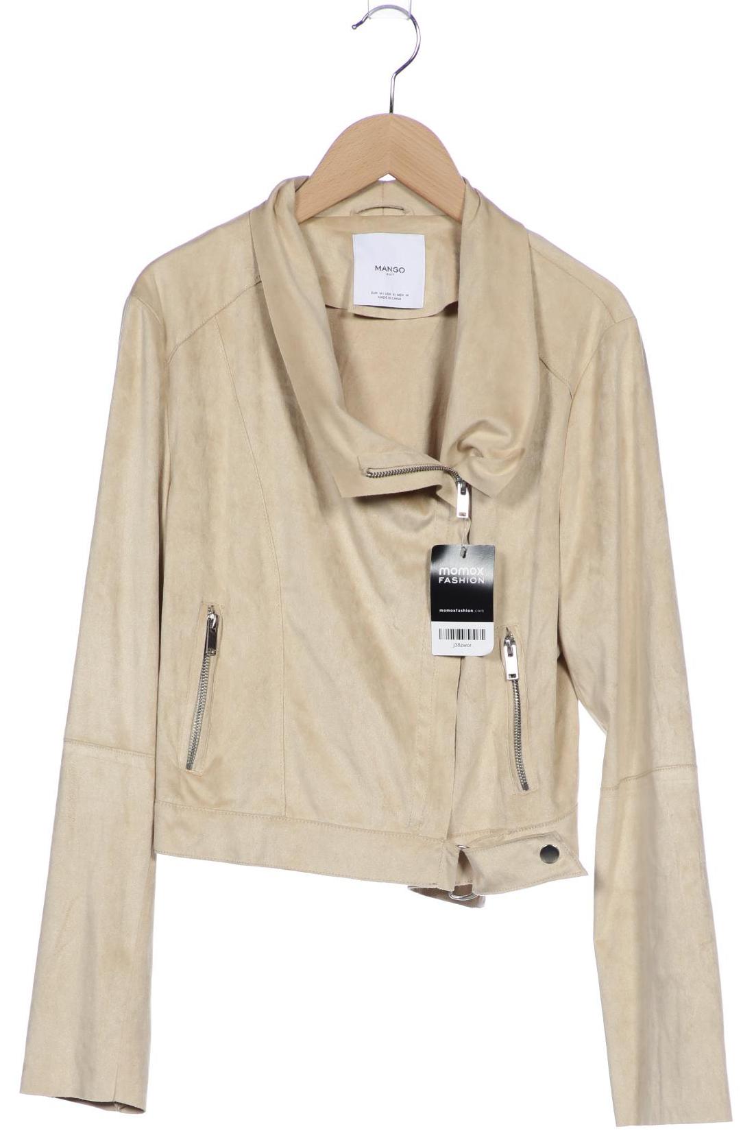 

Mango Damen Jacke, beige, Gr. 38