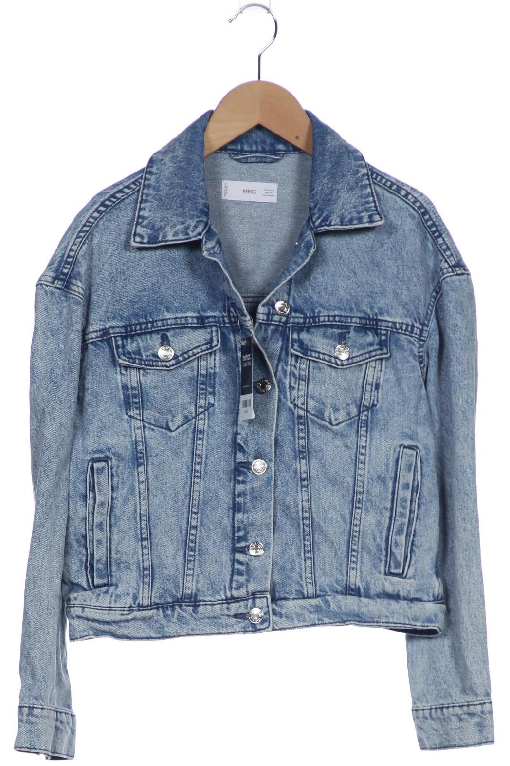 

Mango Damen Jacke, blau, Gr. 36