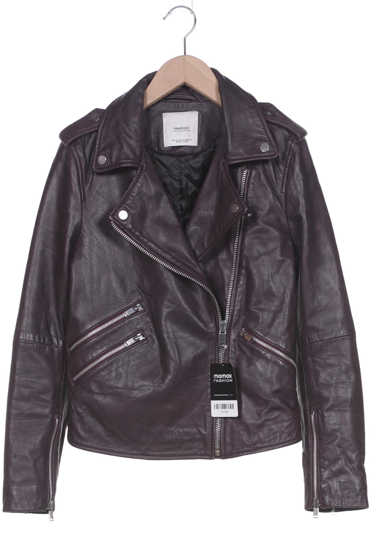 

Mango Damen Jacke, bordeaux, Gr. 36