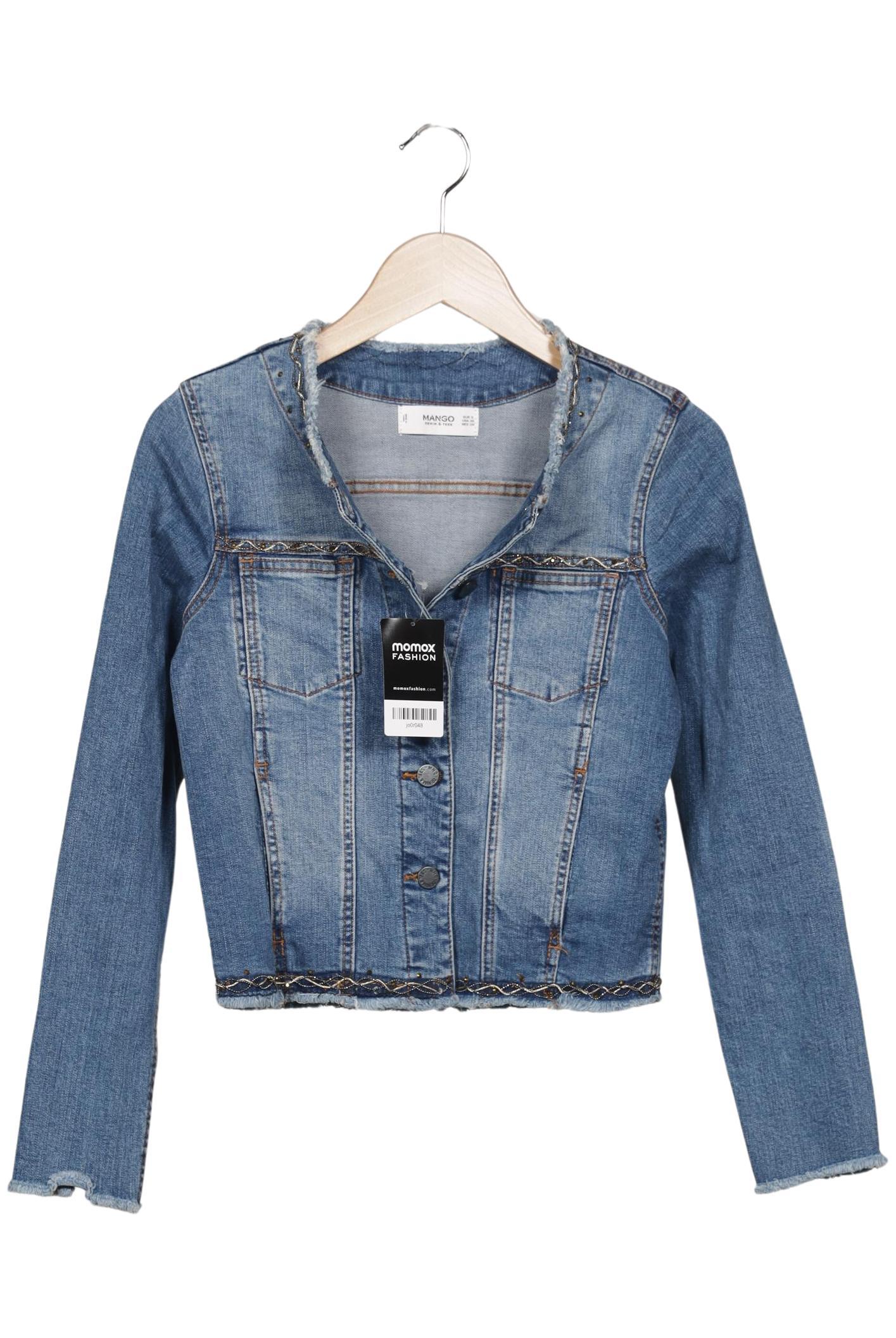 

Mango Damen Jacke, blau, Gr. 36