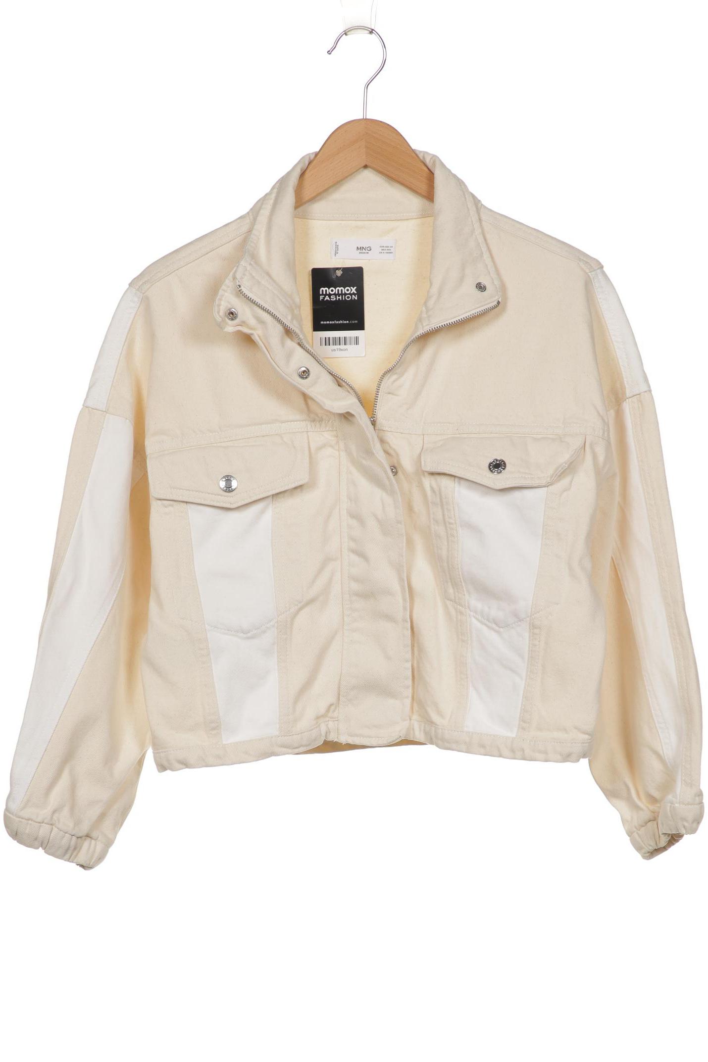 

MANGO Damen Jacke, cremeweiß